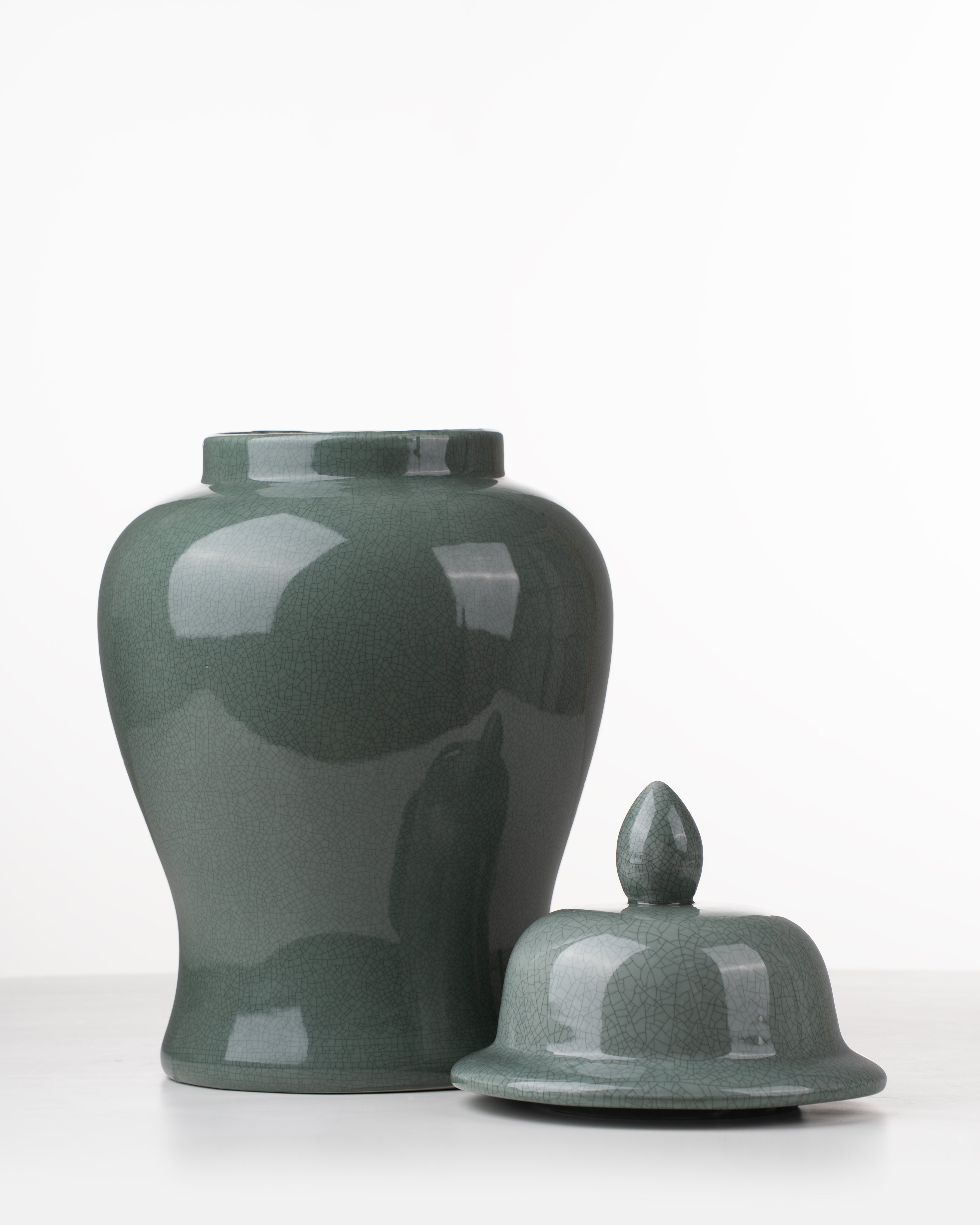 Temple Ginger Jar | Green