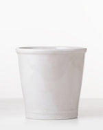 Riverstone Ceramic Planter | Large | White