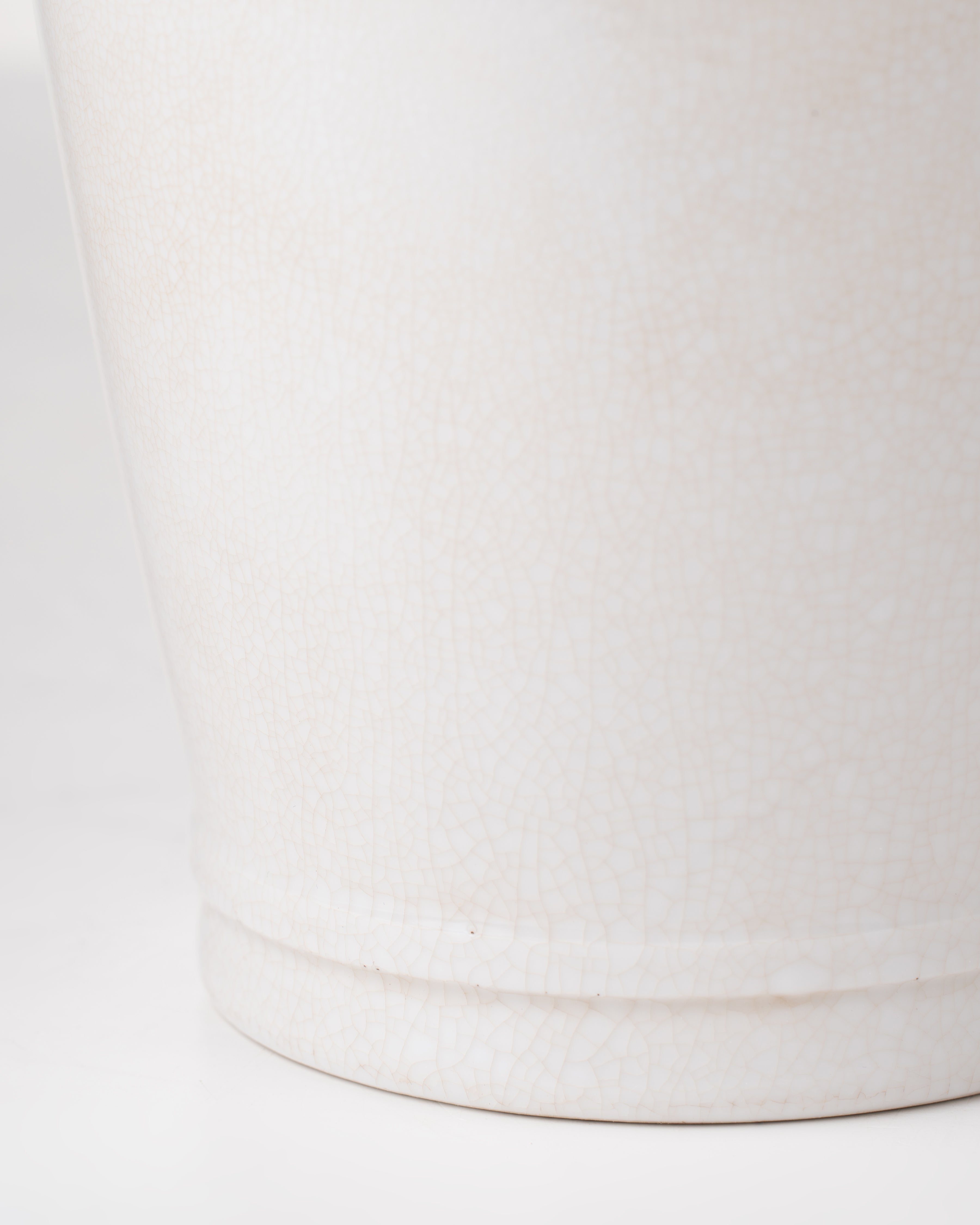 Riverstone Ceramic Planter | Medium | White