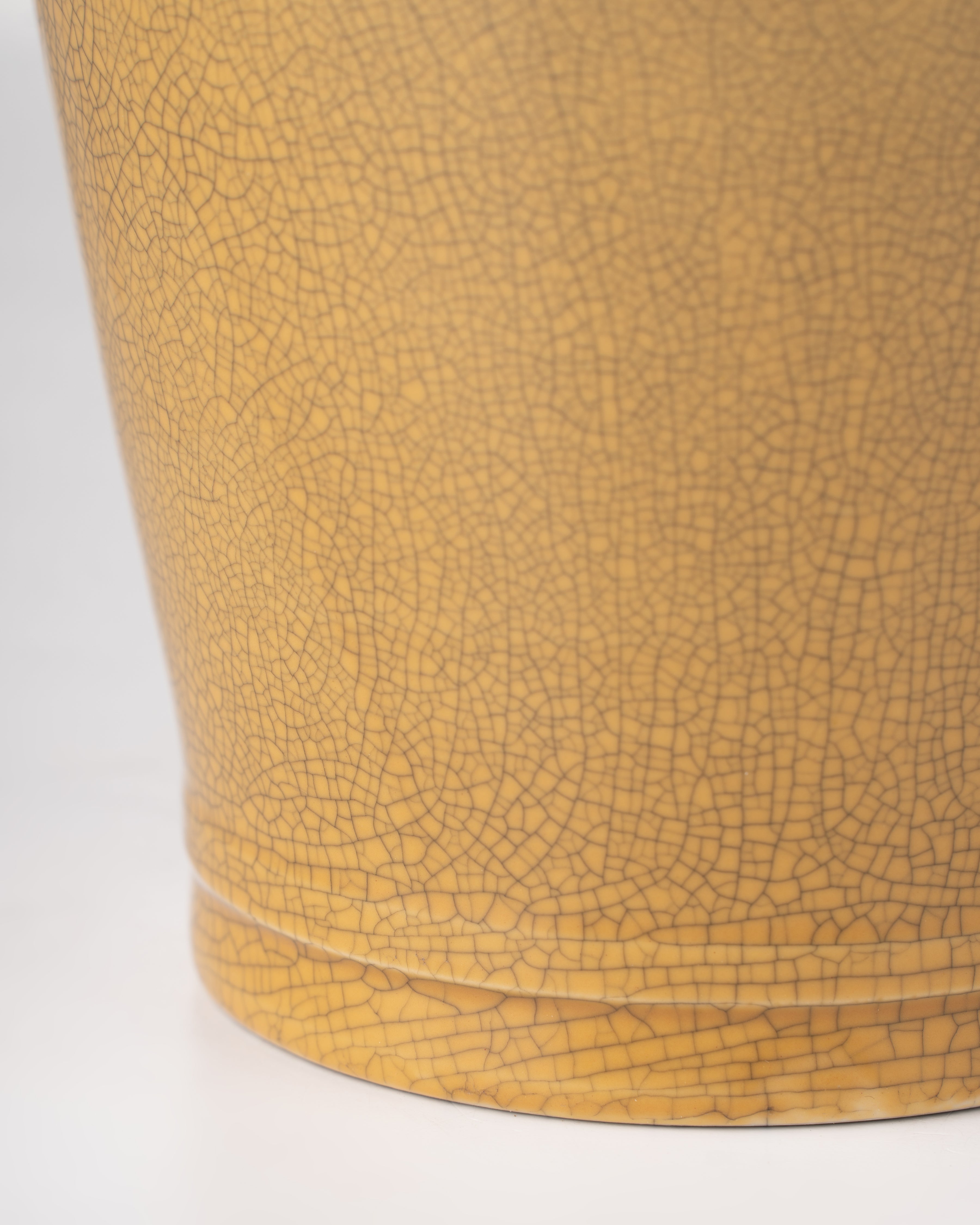 Riverstone Ceramic Planter | Medium | Yellow