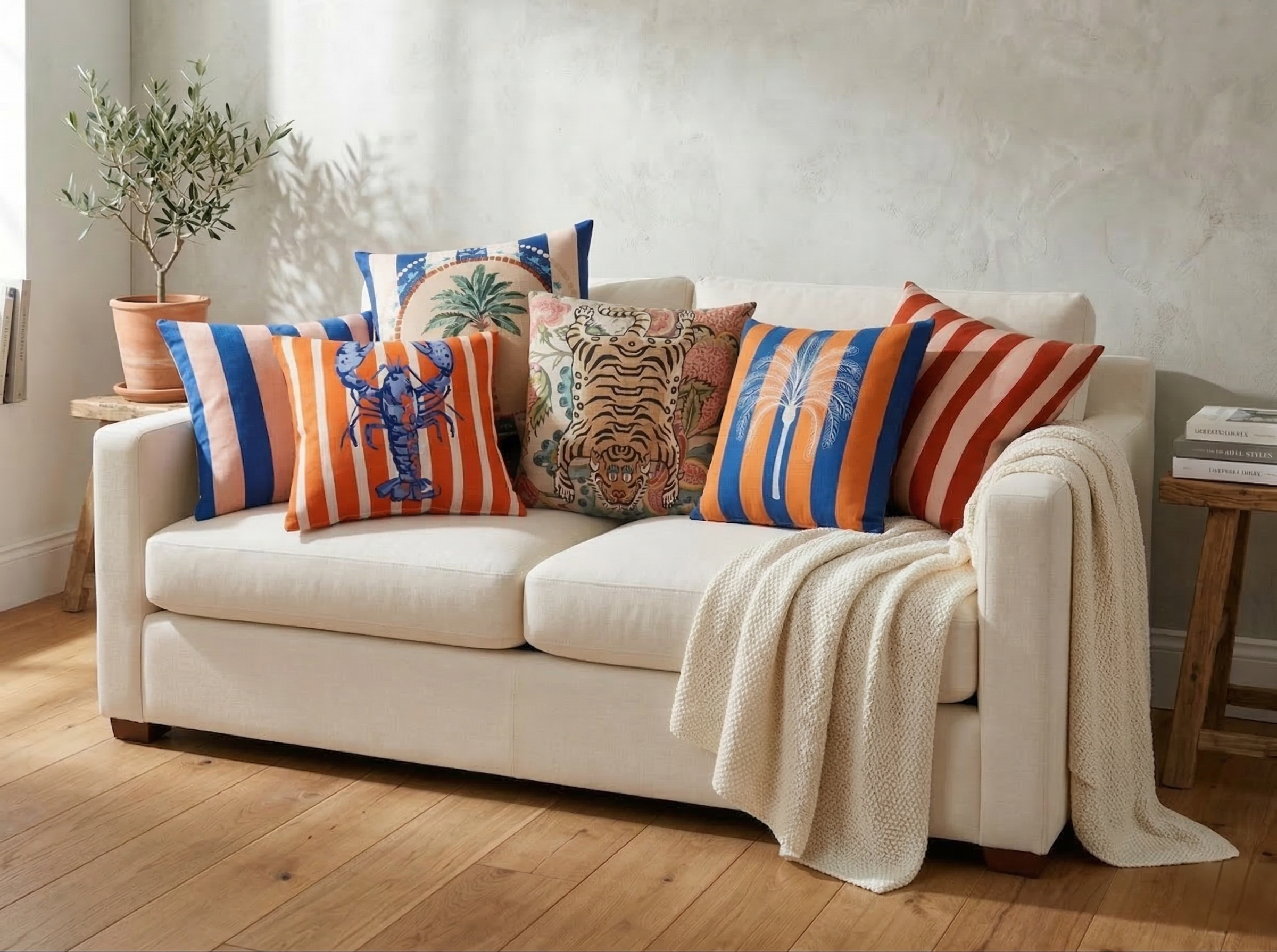 Azura Lobster Cushion