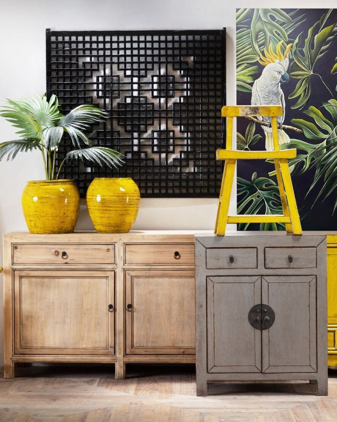 Indochine Wuxi Pot | Yellow