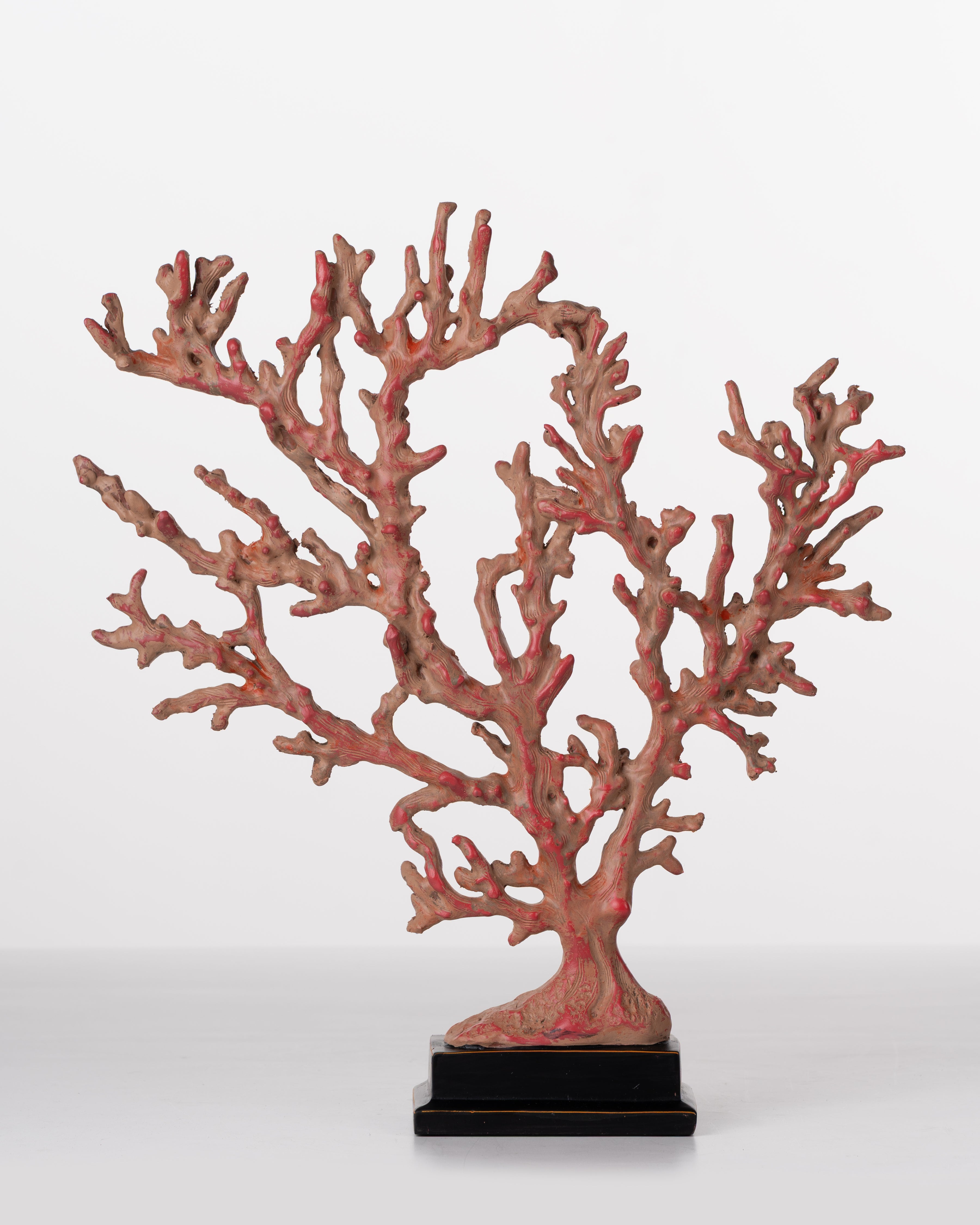 Dusty Faux Coral On Stand