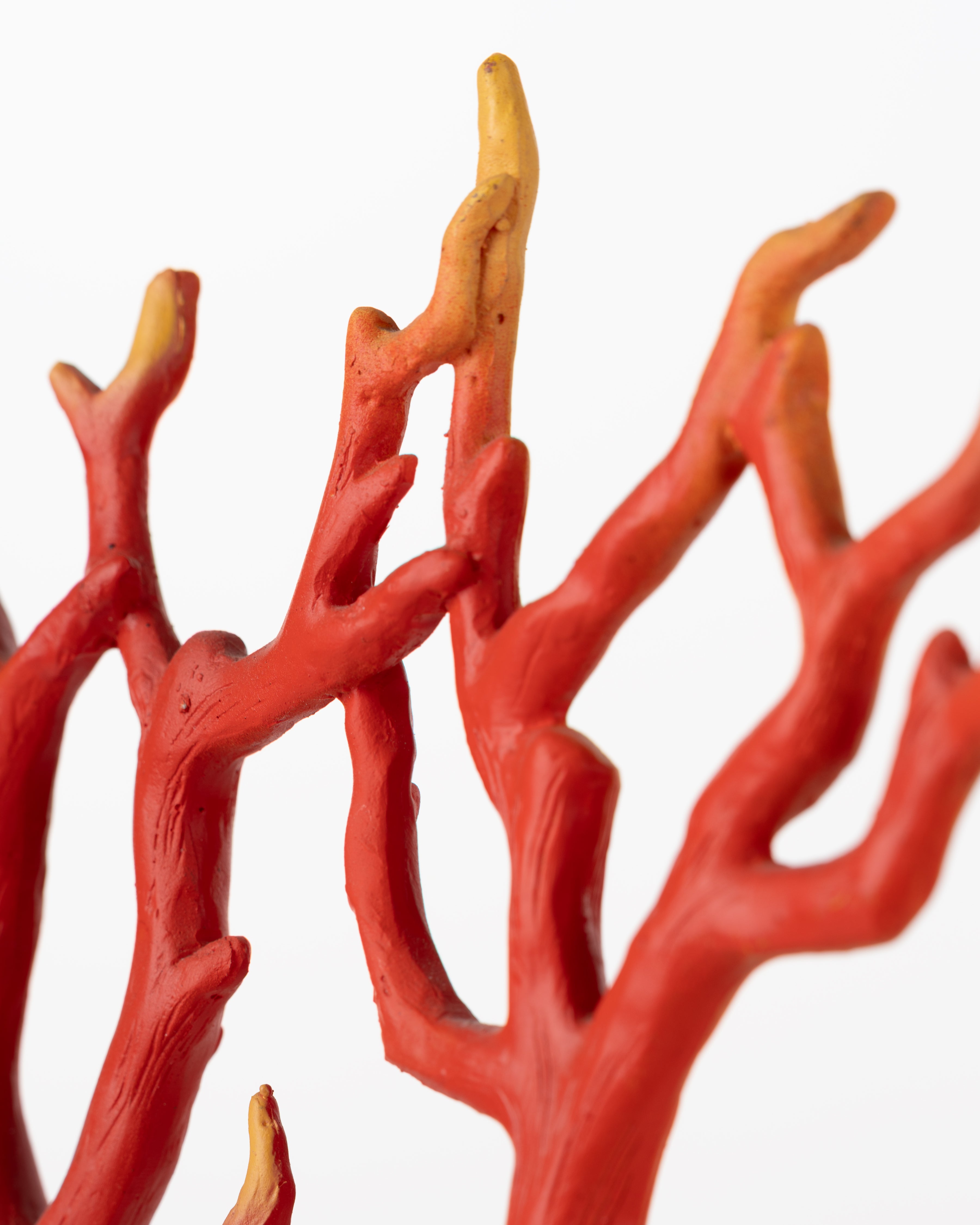 STAND CORAL RED LRGE