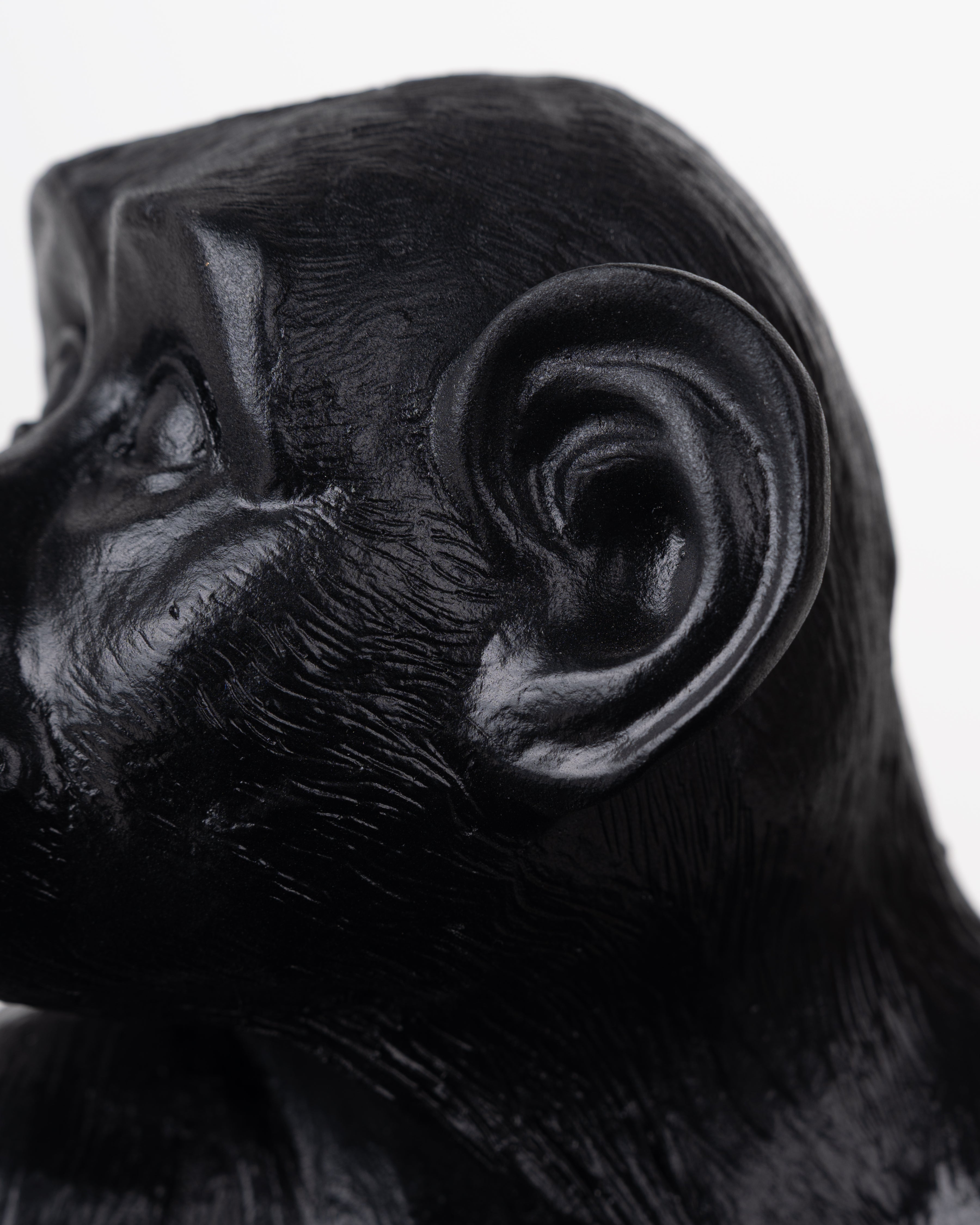 MONKEY BOWL RESIN BLACK