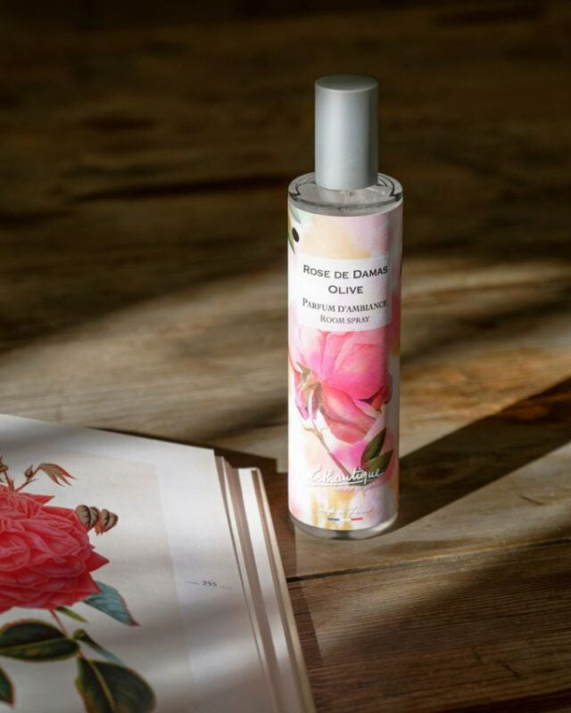 Jardin d'Aquarelles Damask Rose Olive Room Spray