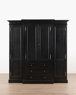 Hampshire 4 Door Wardrobe | 4 Drawers - Black