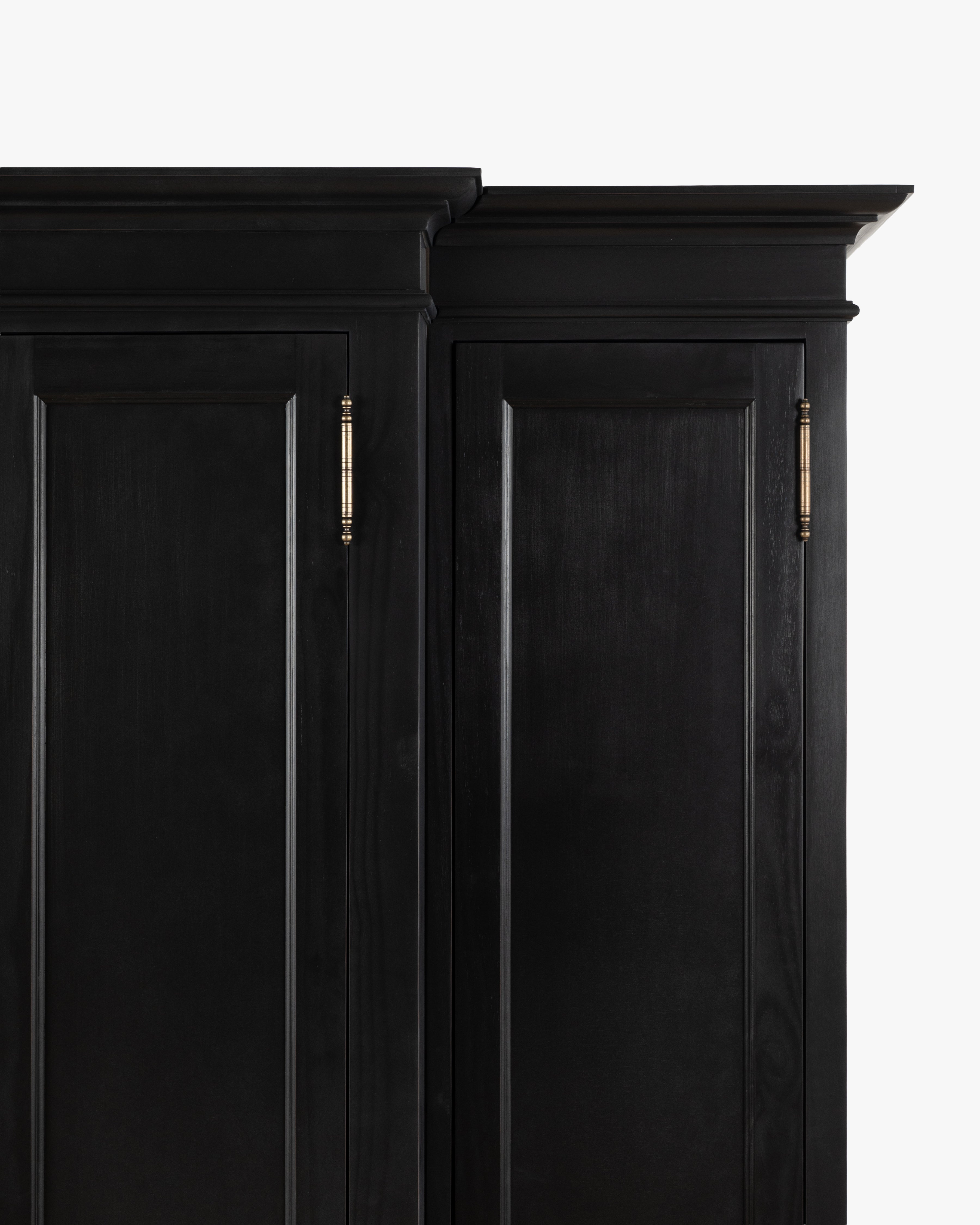 Hampshire Wardrobe | 4 Door - Black