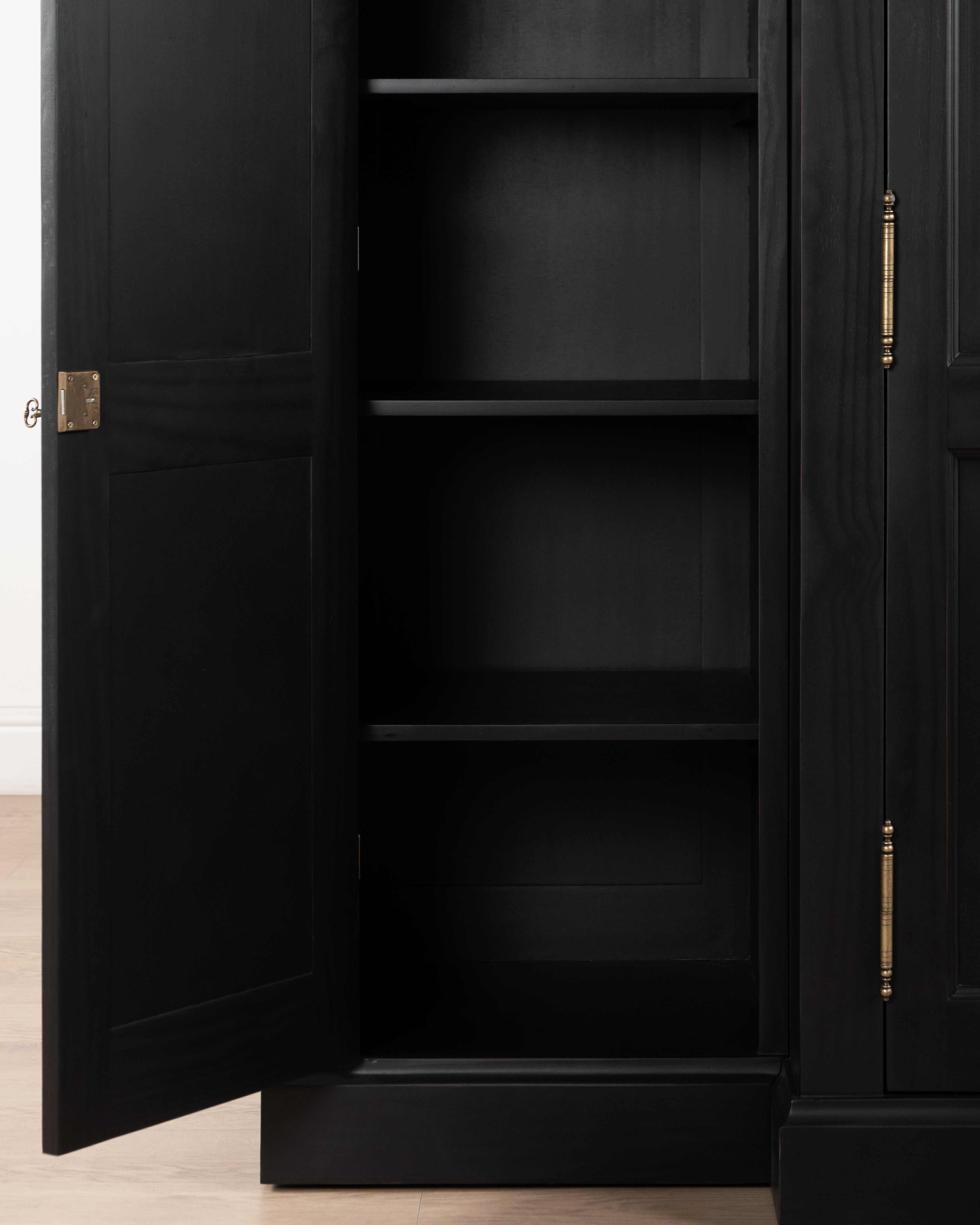 Hampshire Wardrobe | 4 Door - Black