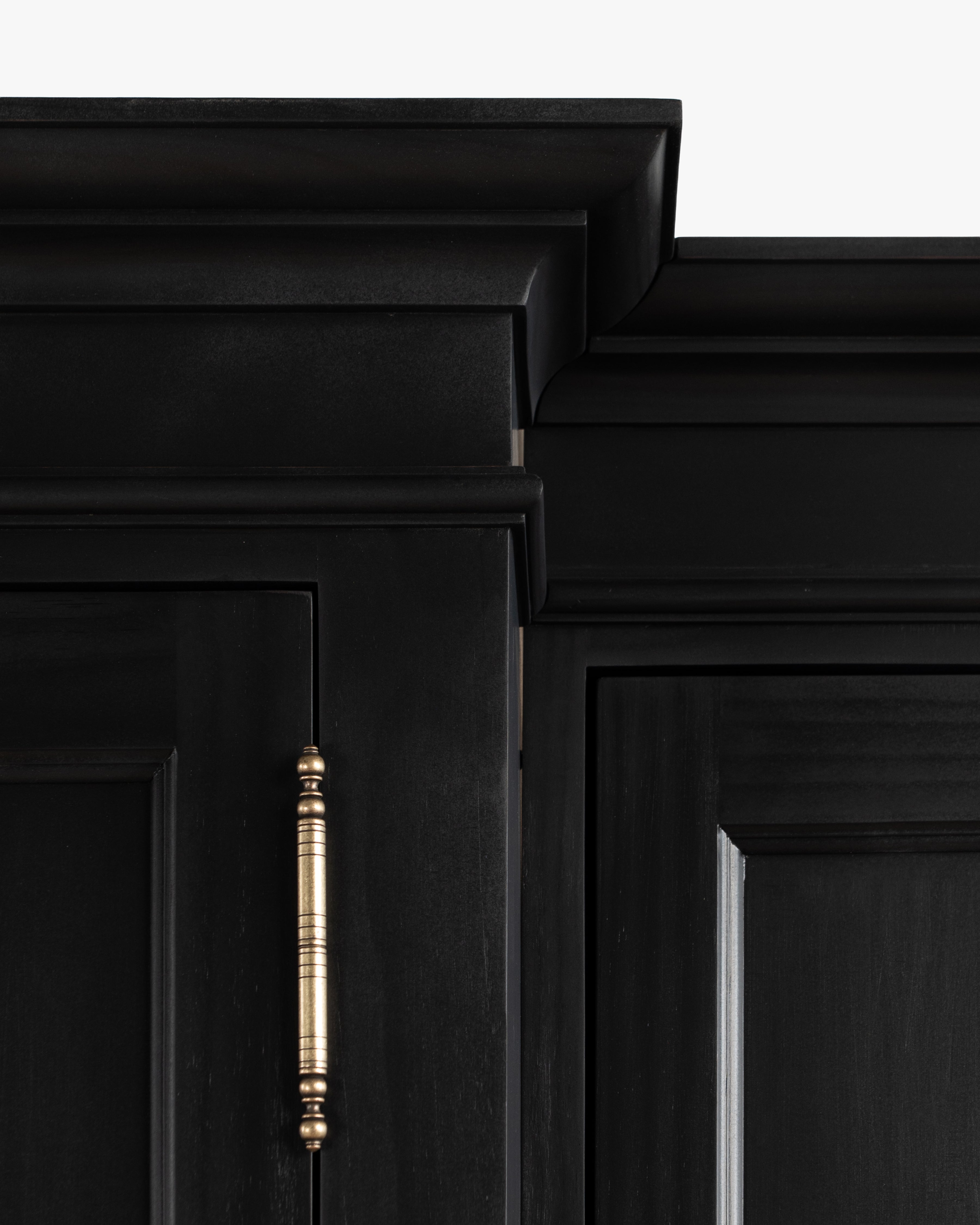 Hampshire Wardrobe | 4 Door - Black