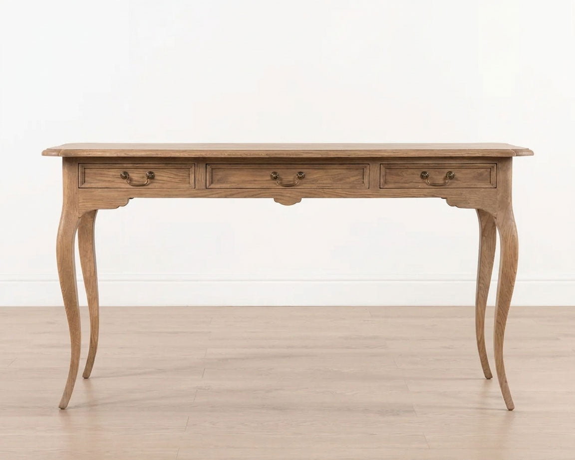 Normandy writing table - 3 drawer