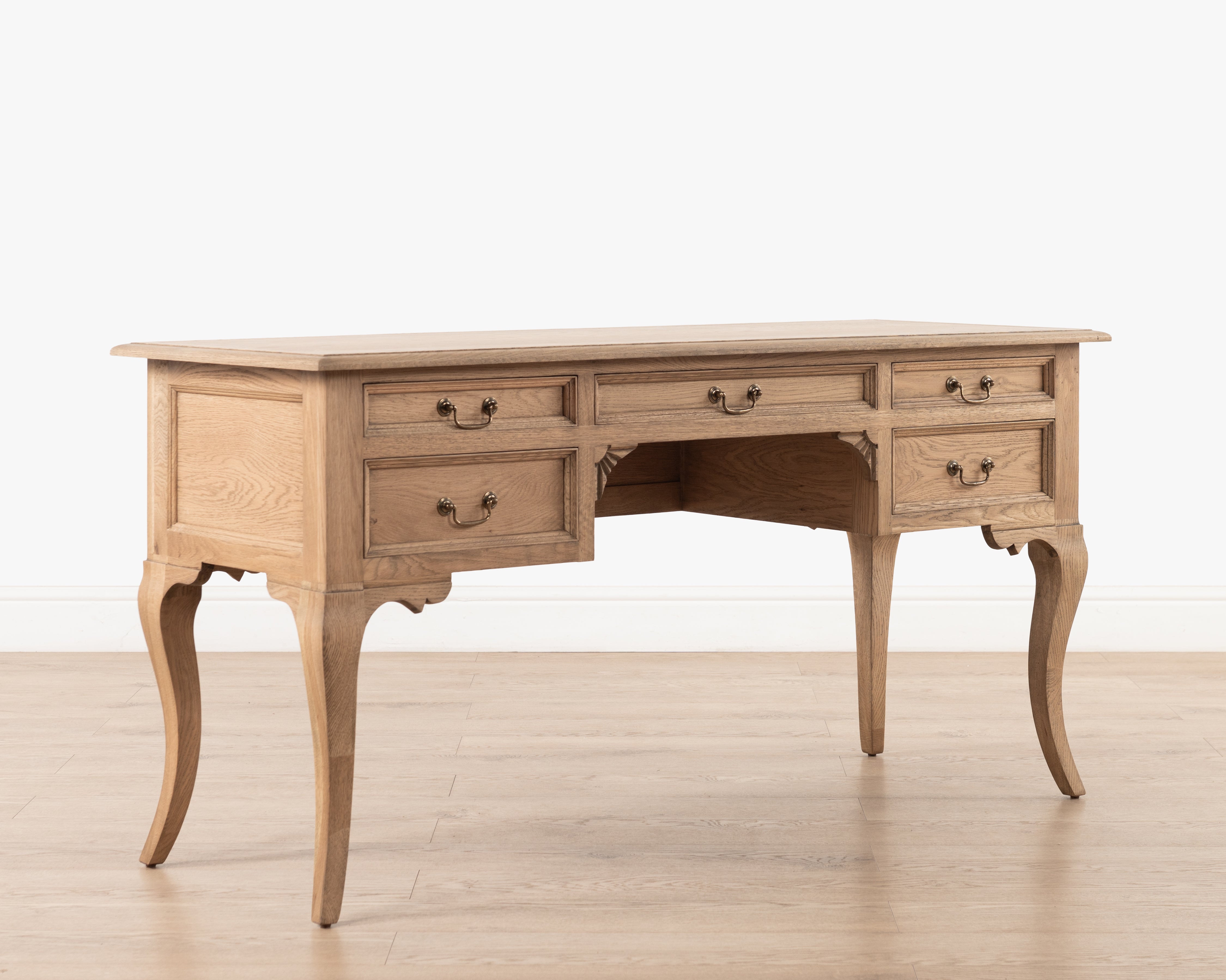 Normandy writing table - 5 drawer