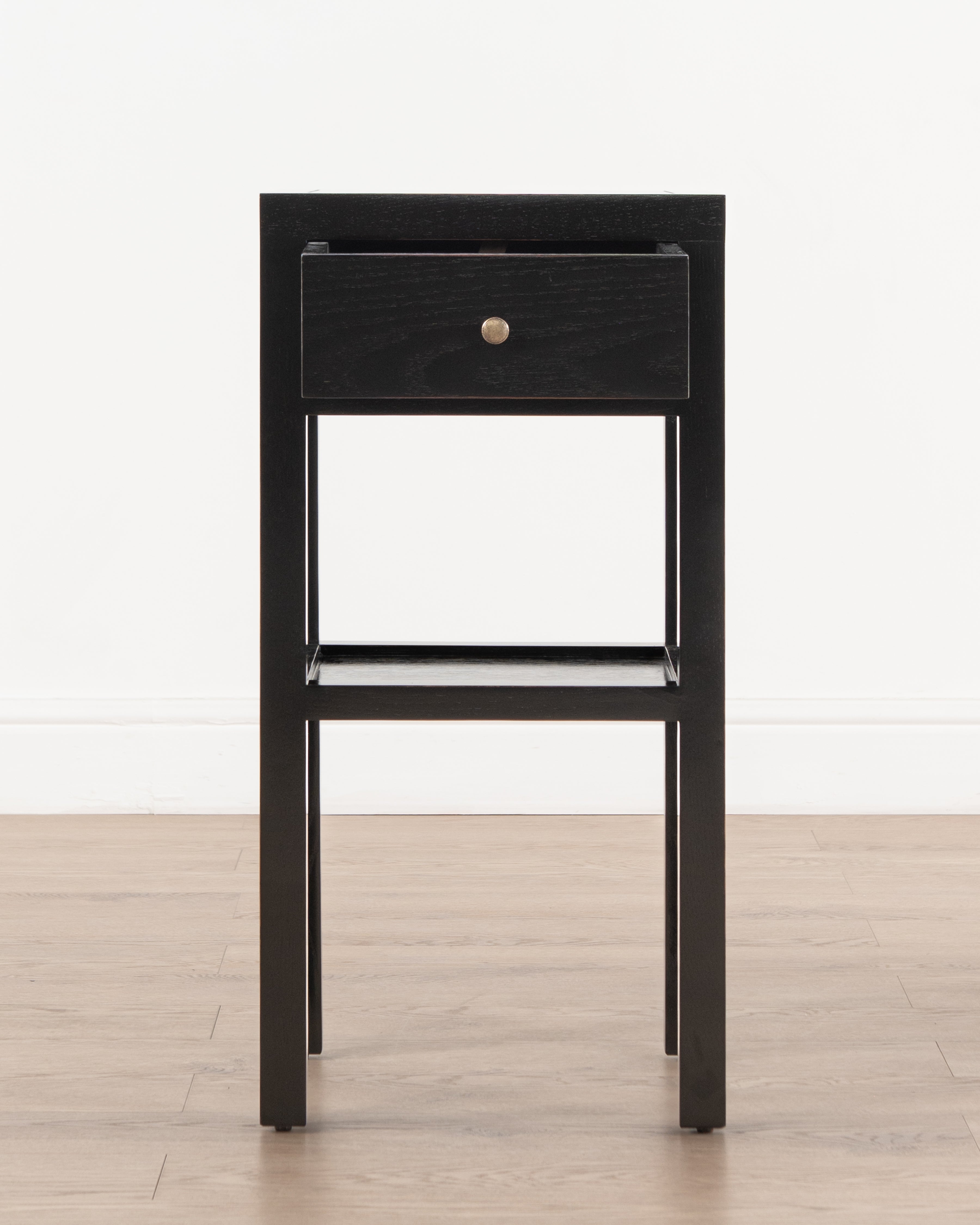 Ping Bedside Table | Black Lacquer