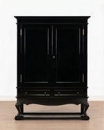 Shanghai drinks cabinet | Black Lacquer