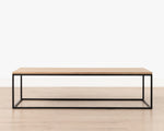 Manhattan Coffee table | Weathered Oak & Black Matt