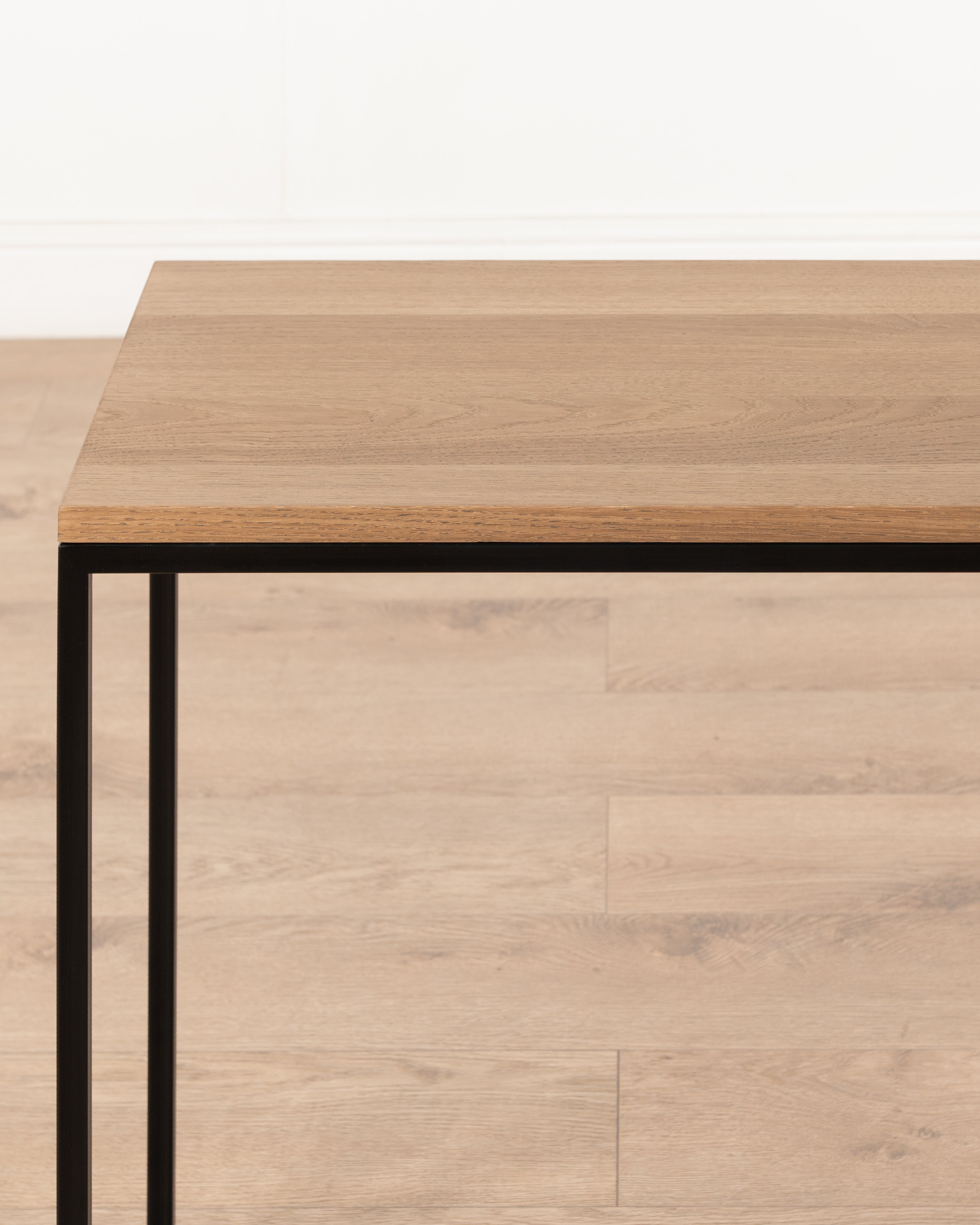 Manhattan Console | Weathered Oak & Black Matt
