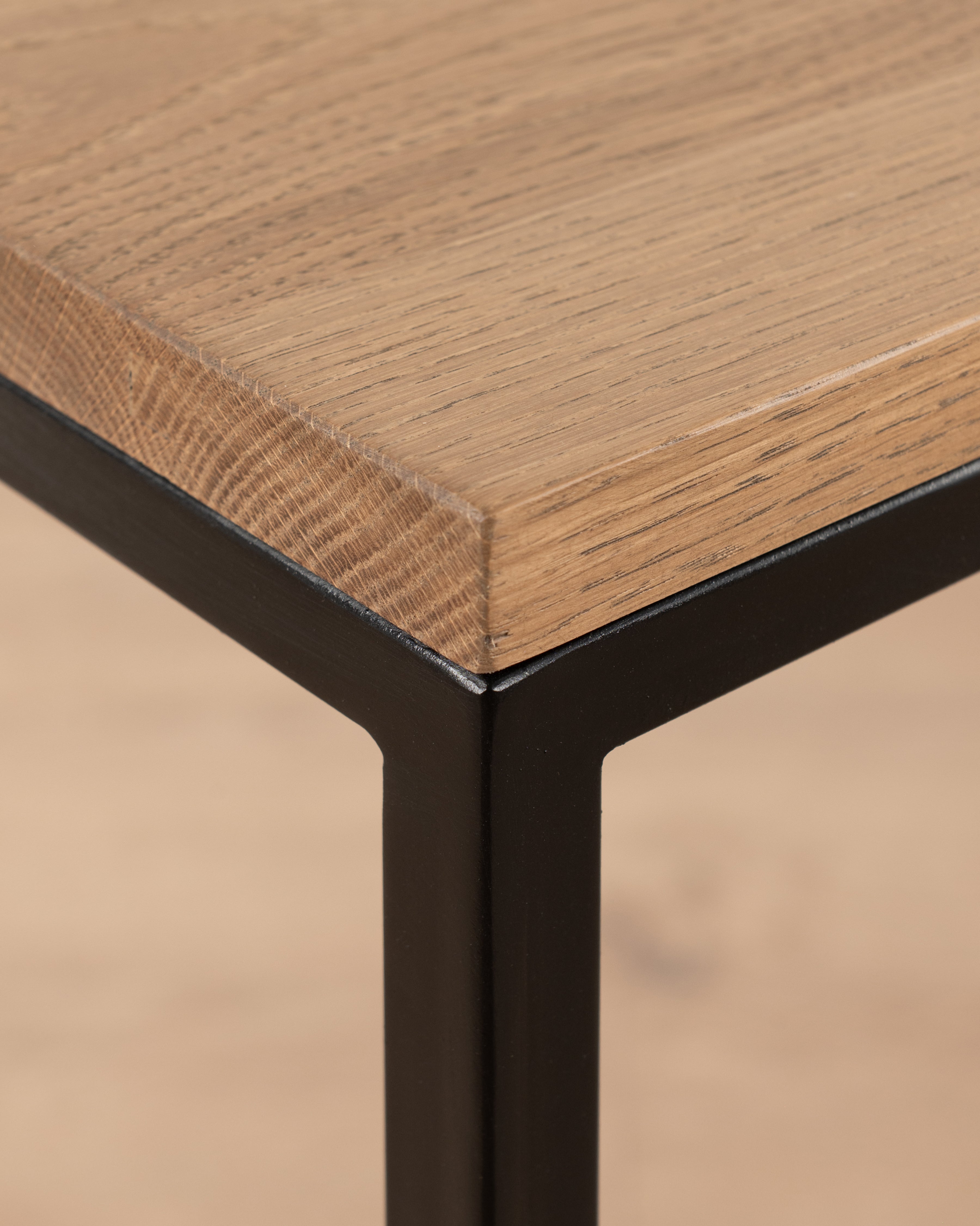 Manhattan Console | Weathered Oak & Black Matt