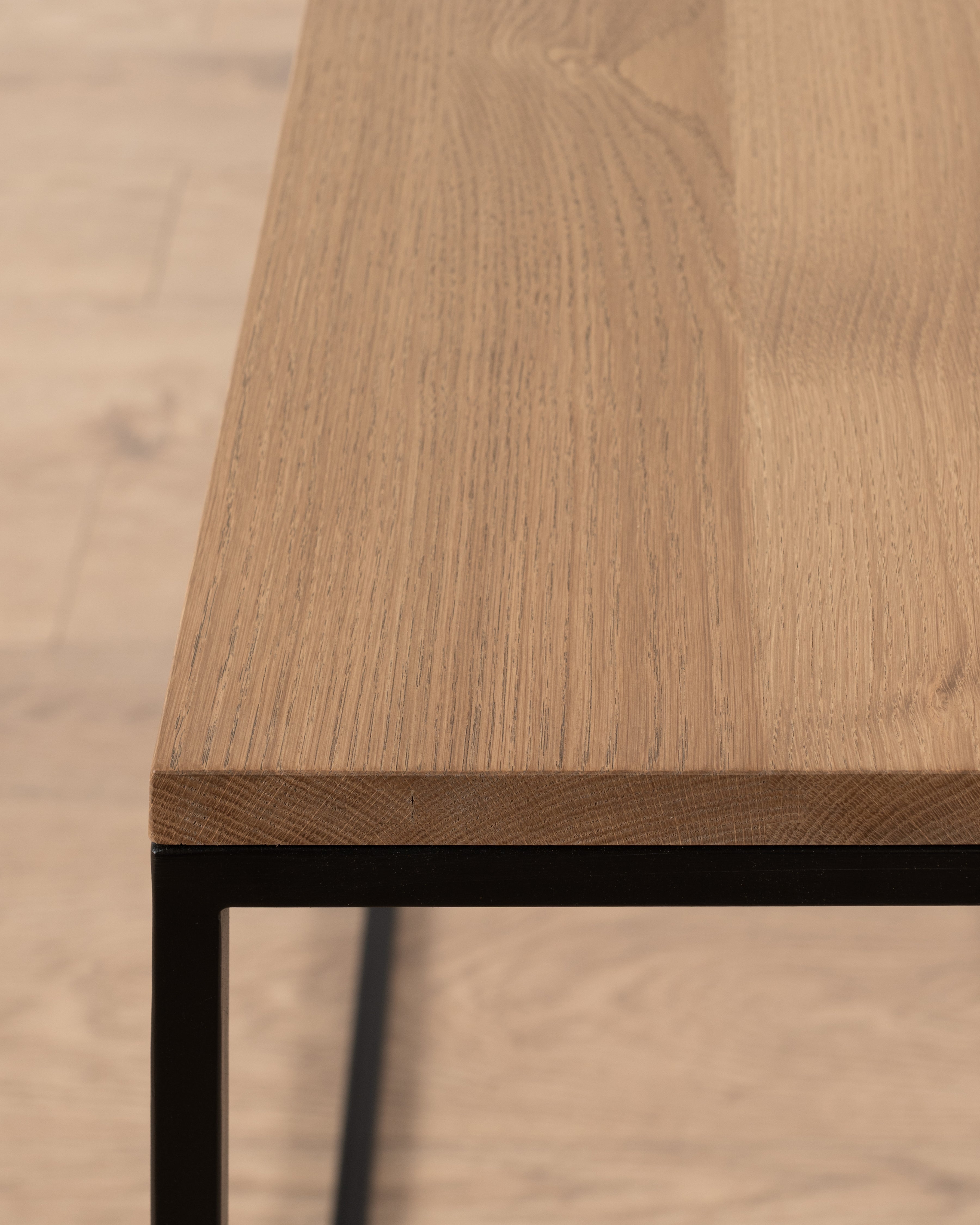 Manhattan Console | Weathered Oak & Black Matt
