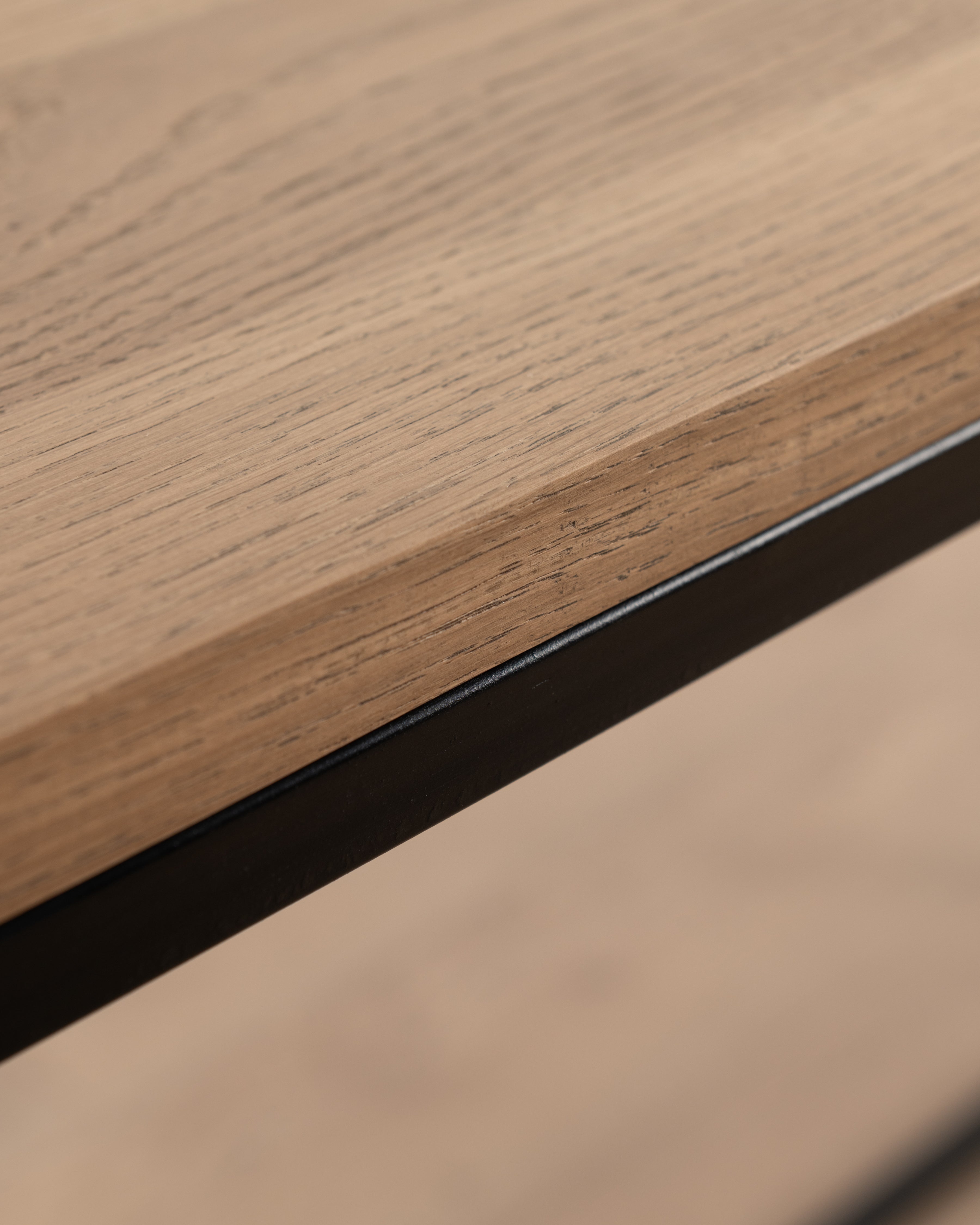 Manhattan Console | Weathered Oak & Black Matt