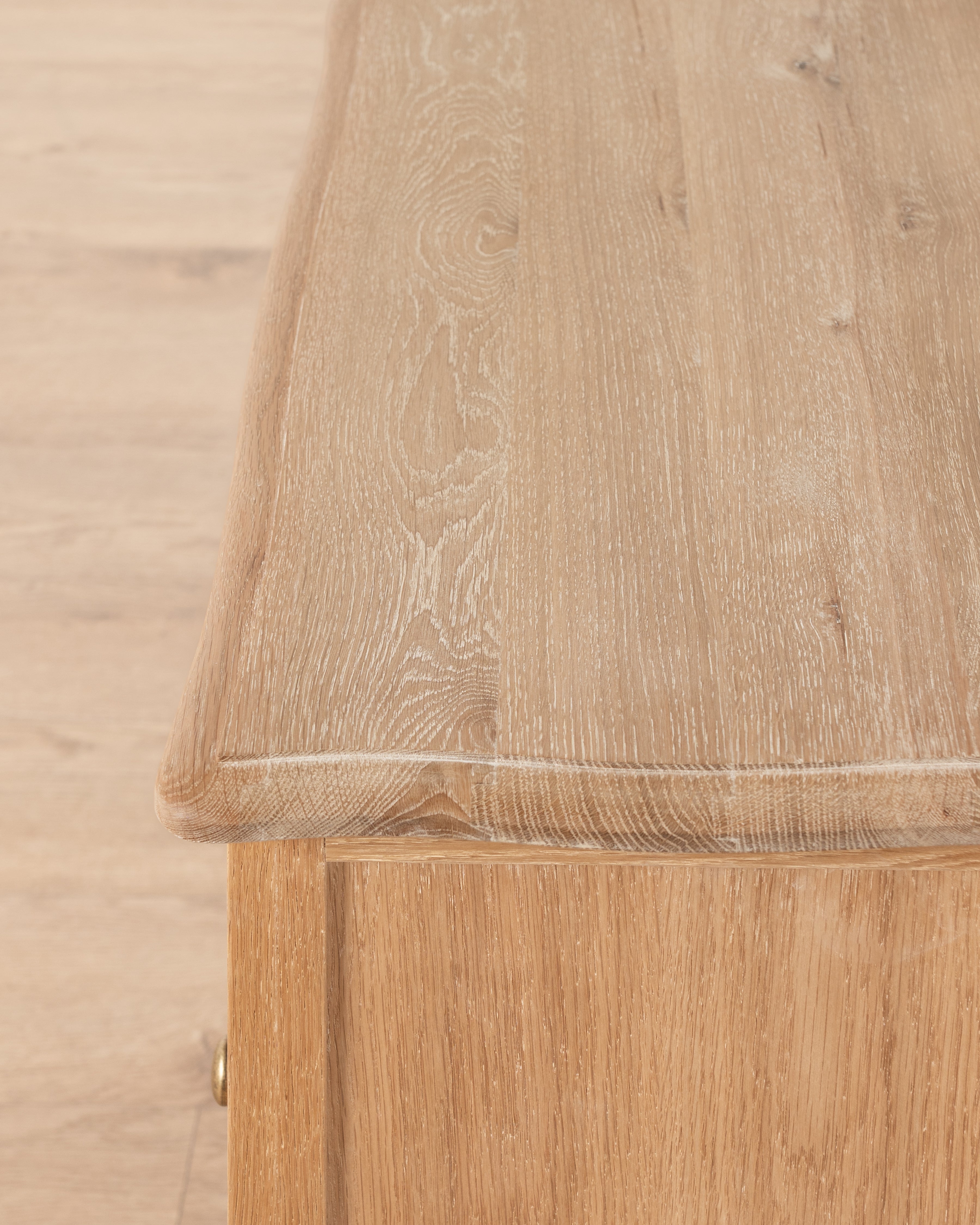 Normandy Cab Leg 3 Drawer Pedestal