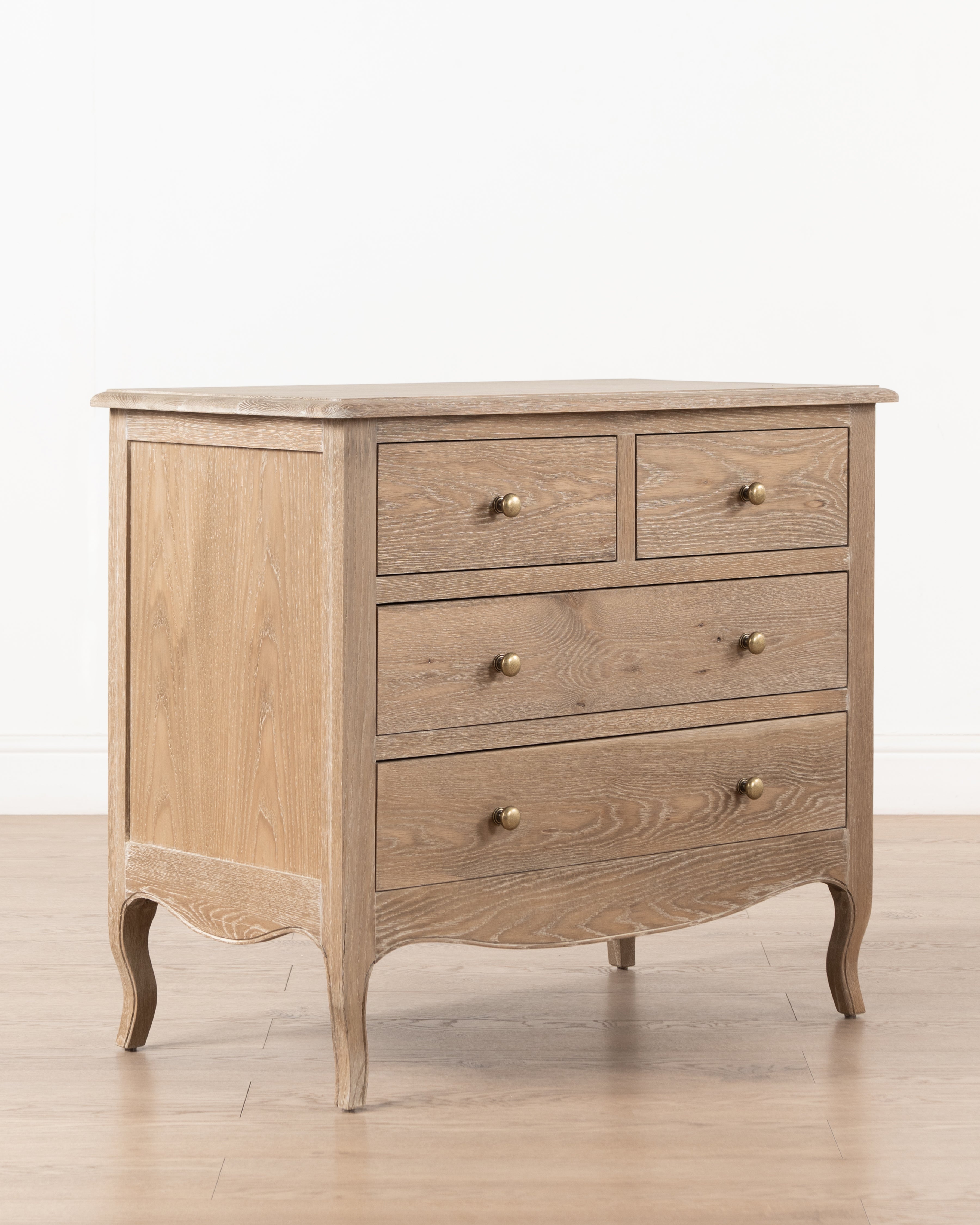 Normandy Cab Leg 4 Drawer Chest