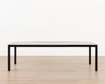 Manhattan Coffee table with glass top