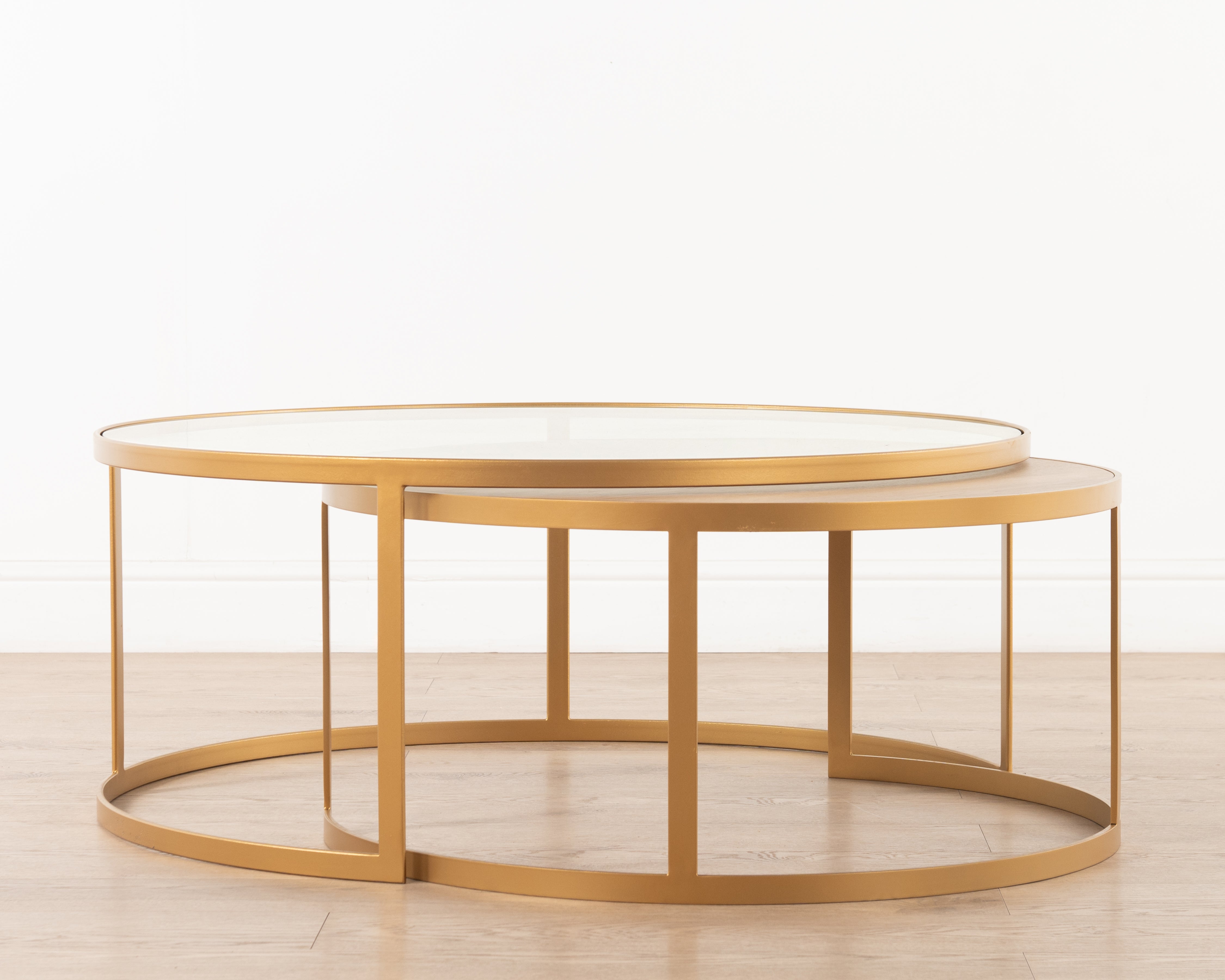 Manhattan Nested Coffee Table | Gold