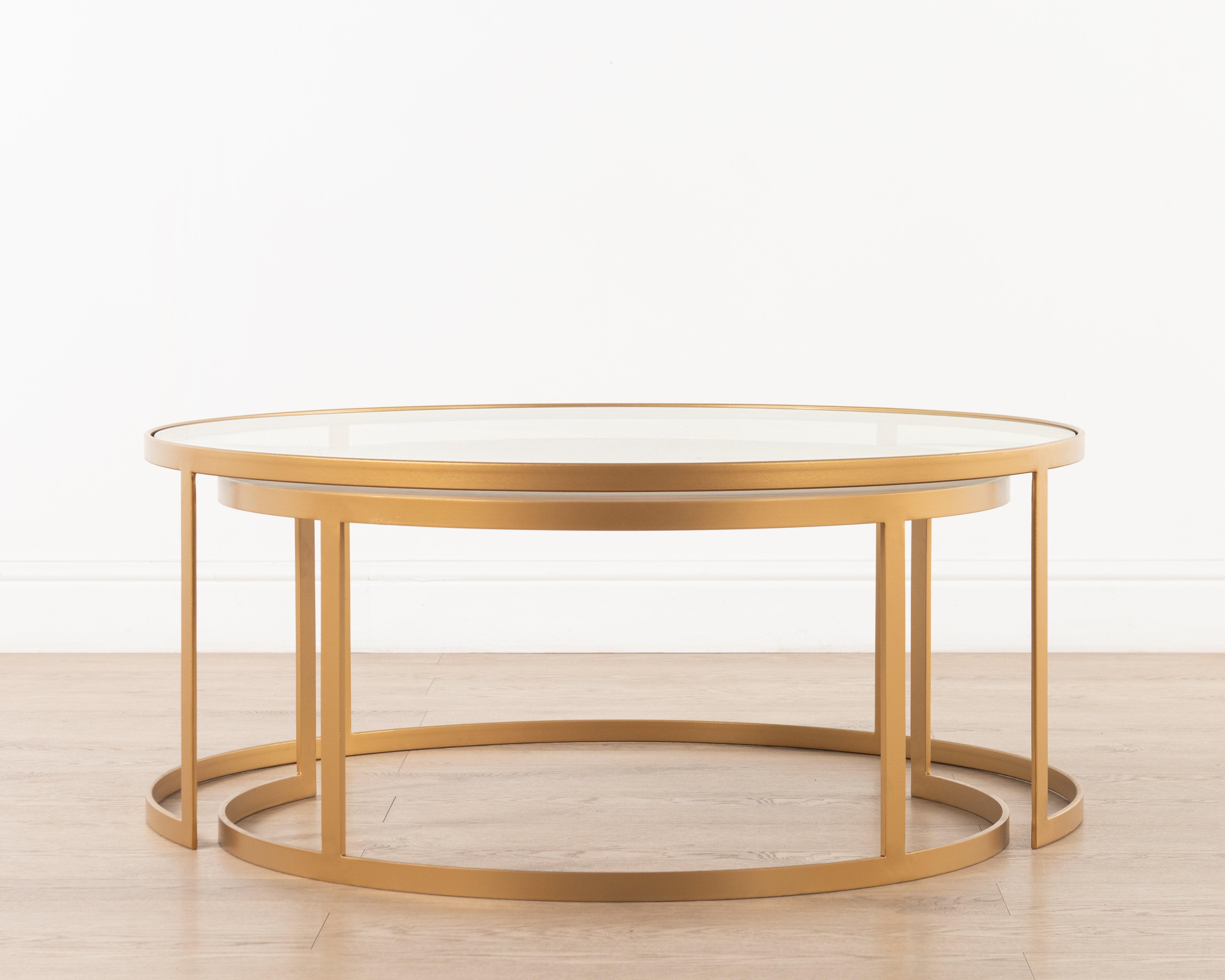 Manhattan Nested Coffee Table | Gold