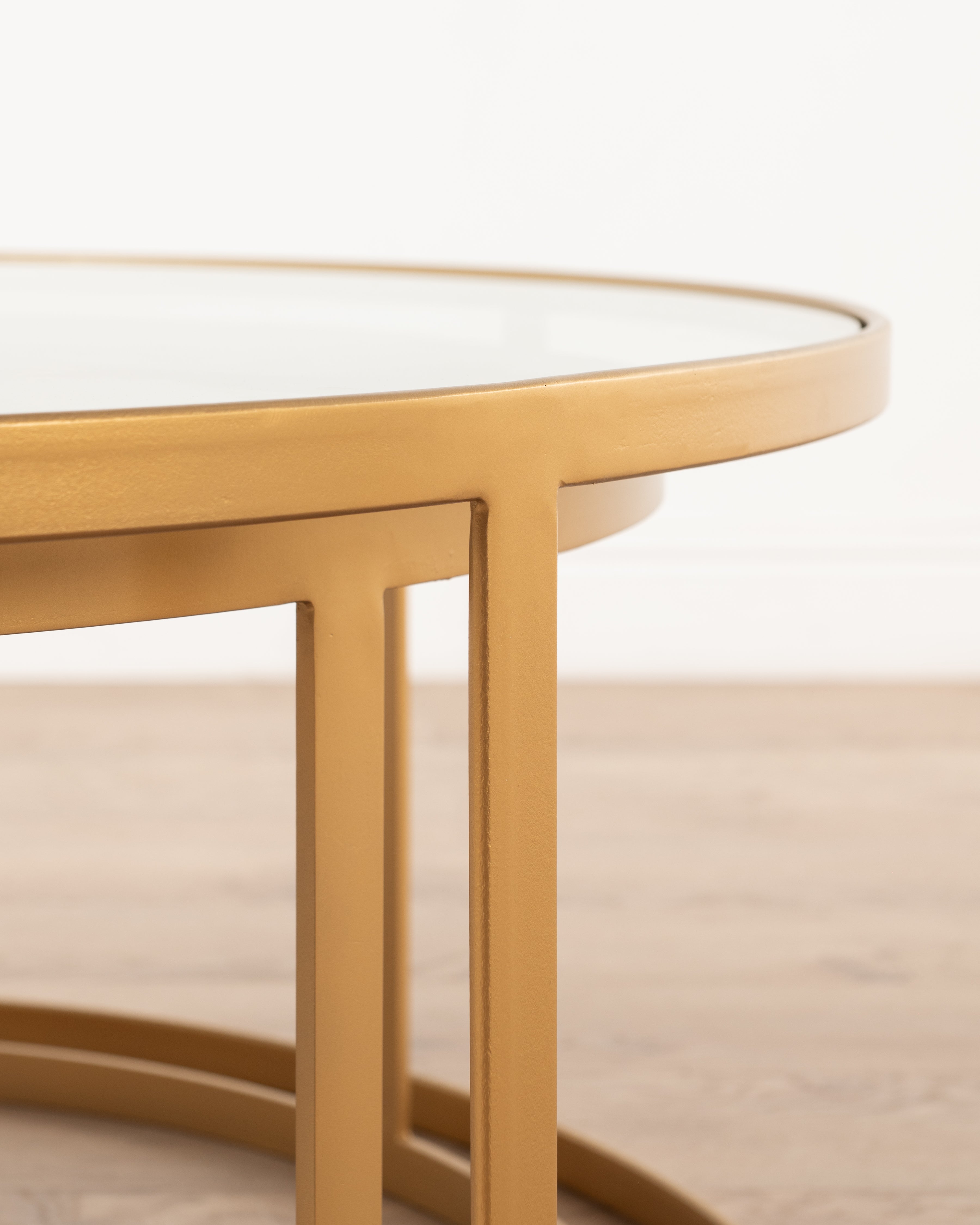 Manhattan Nested Coffee Table | Gold