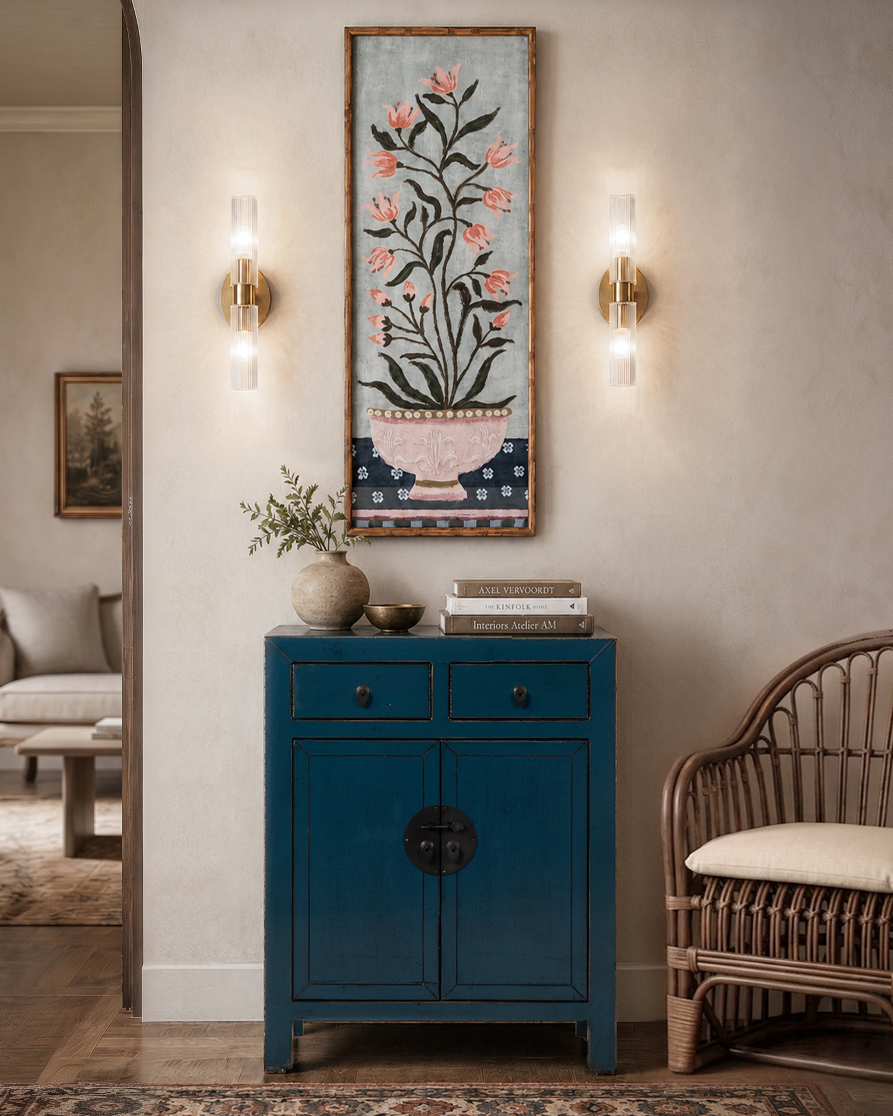 Indochine Chitose Cabinet | Blue