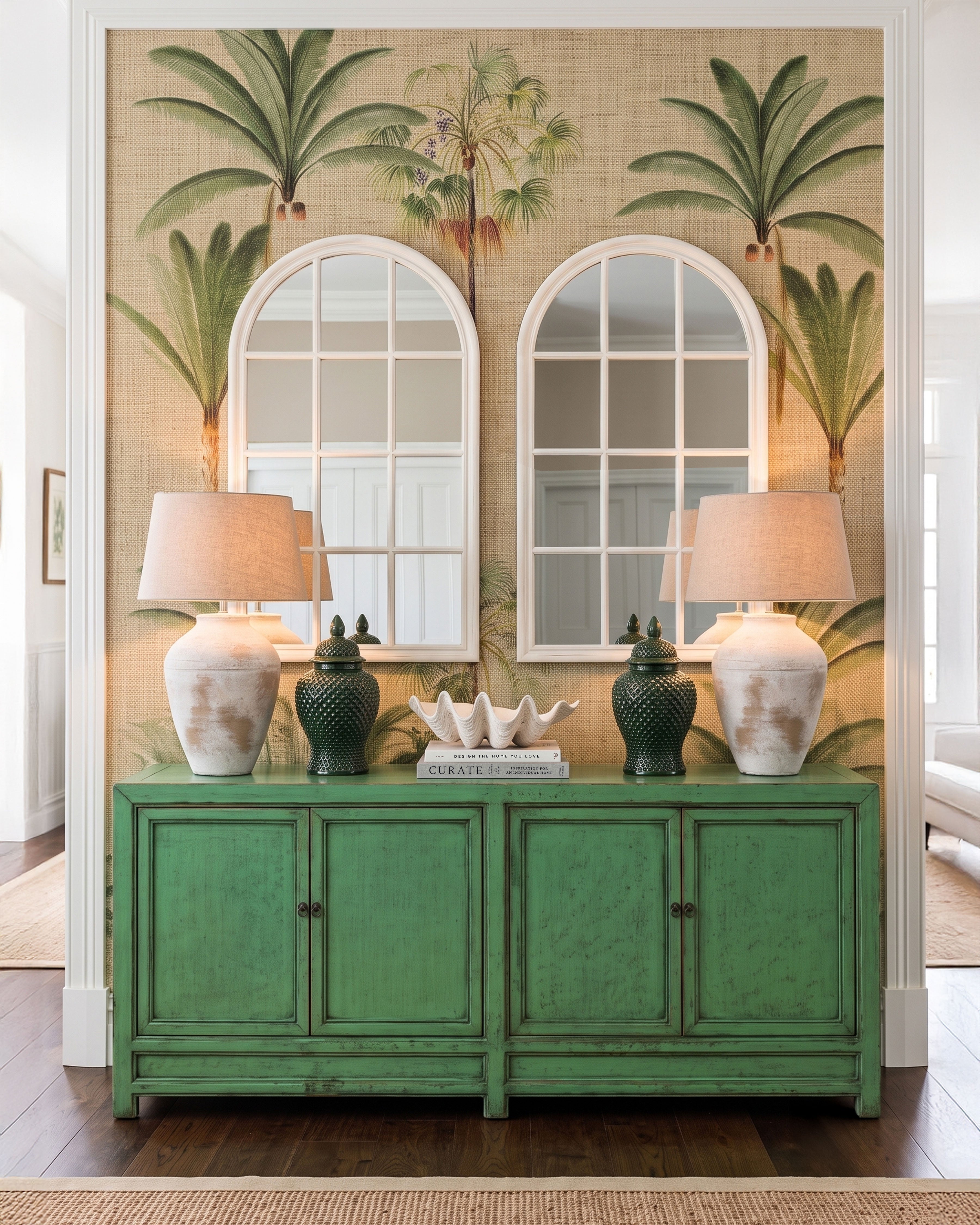 Indochine Guyong Sideboard | Jade Green