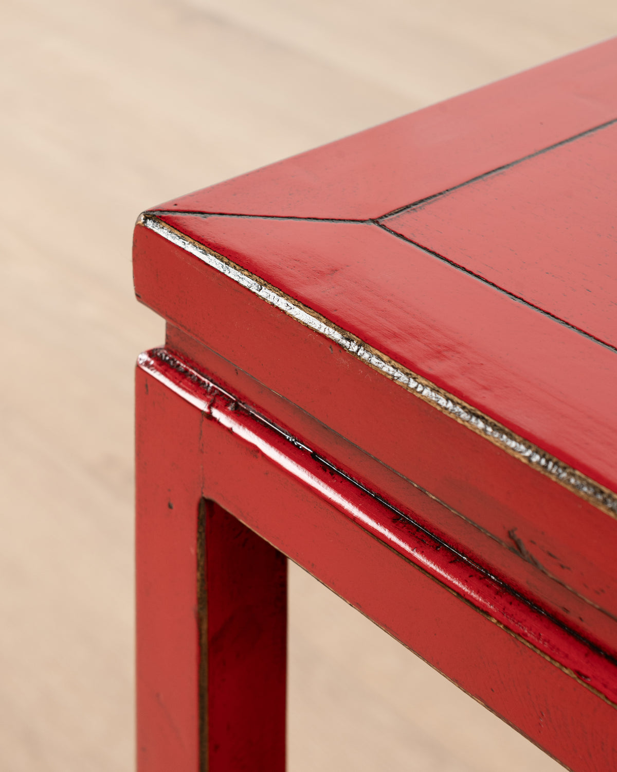 Indochine Jiro Bedside Table | Red