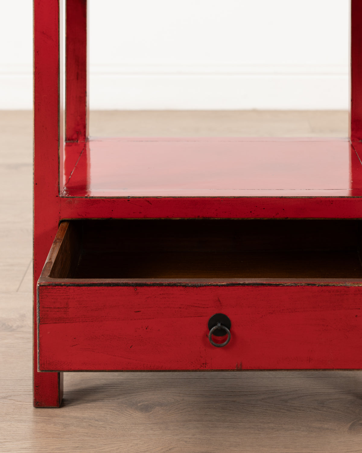 Indochine Jiro Bedside Table | Red
