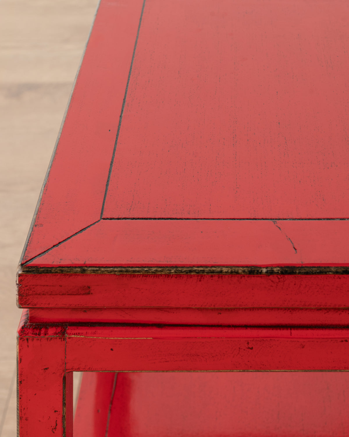Indochine Jiro Bedside Table | Red