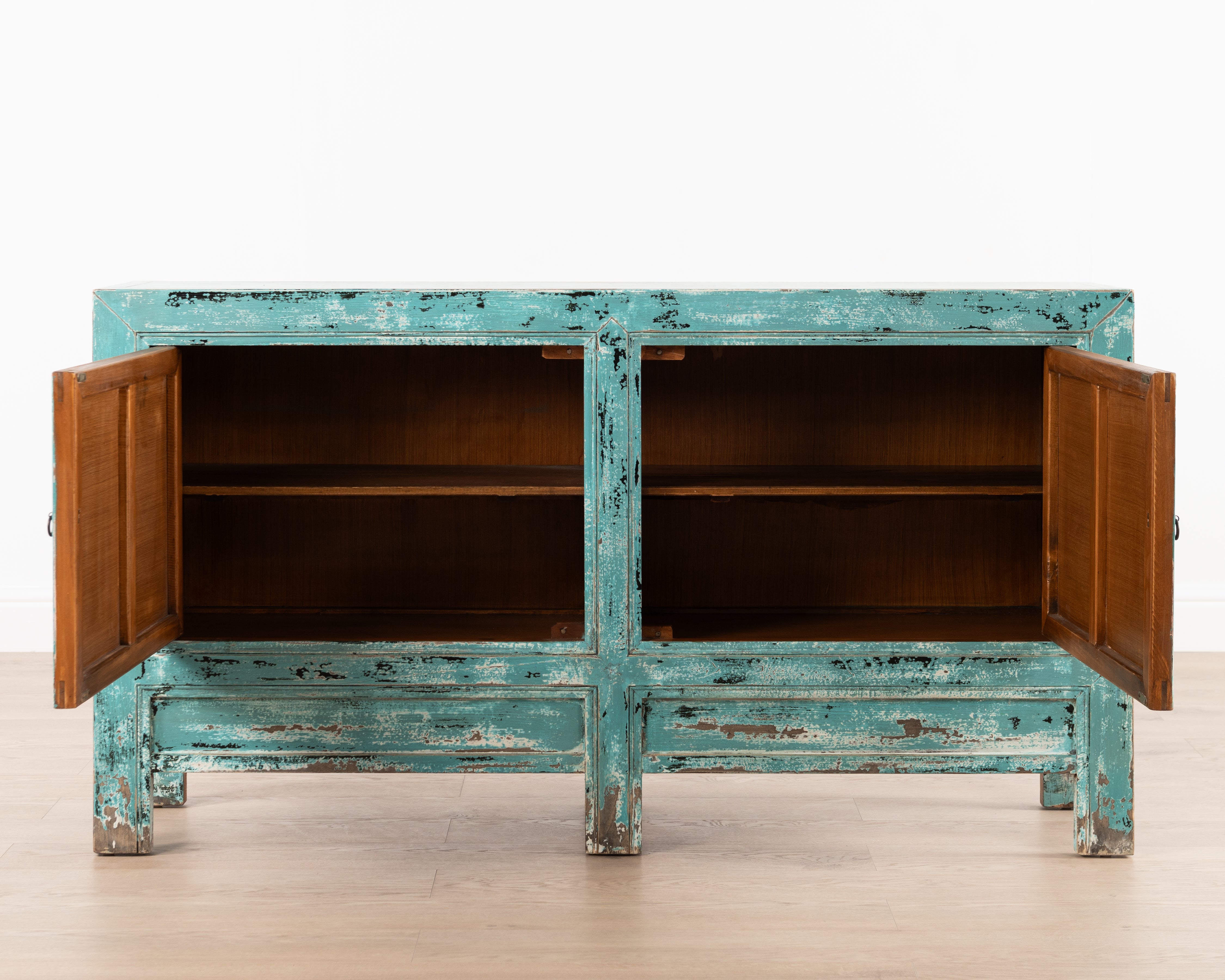 Indochine Yancheng Sideboard | Distressed Blue