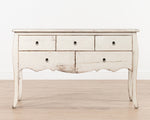 Indochine Fujian console table with drawers | White