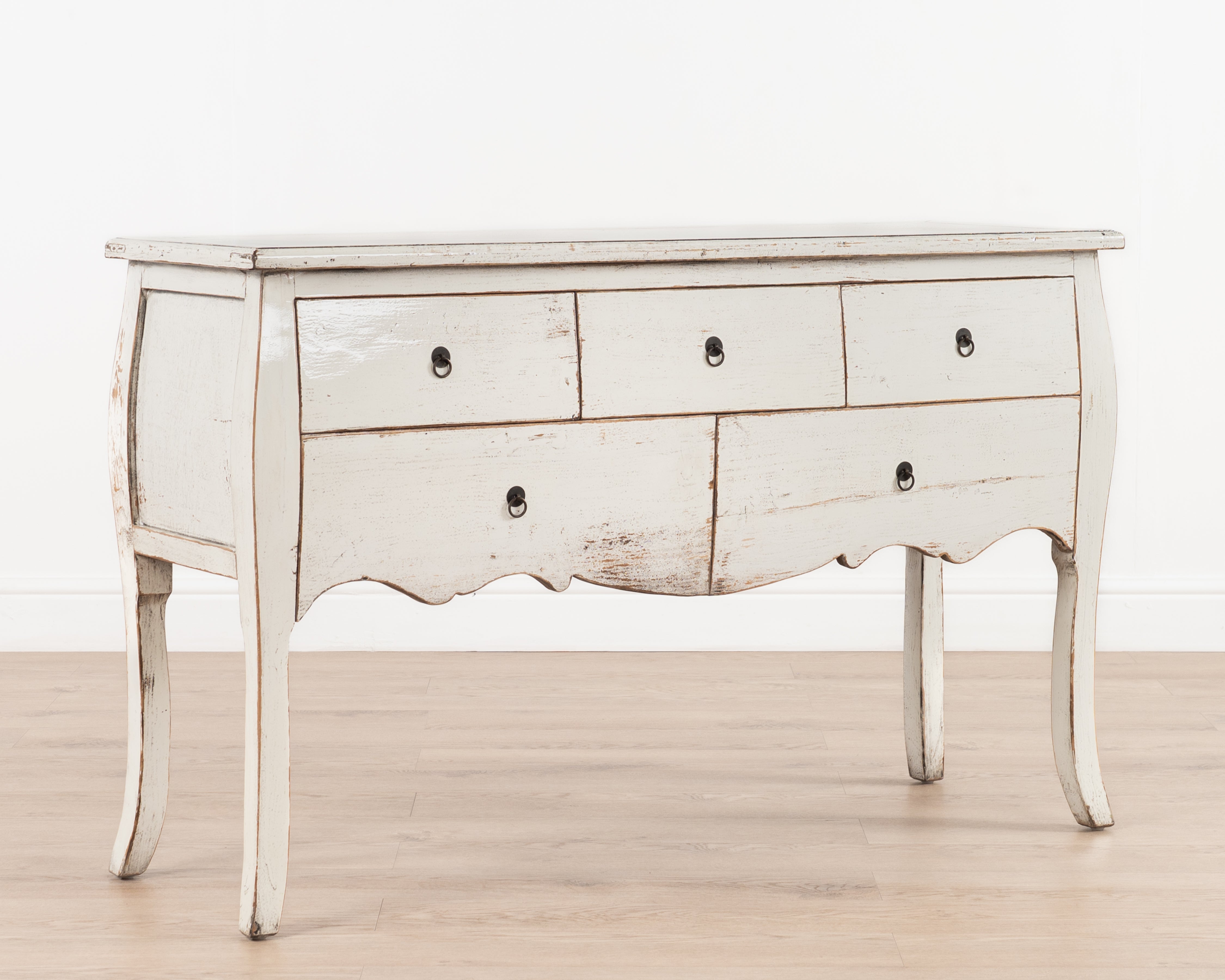 Indochine Fujian console table with drawers | White