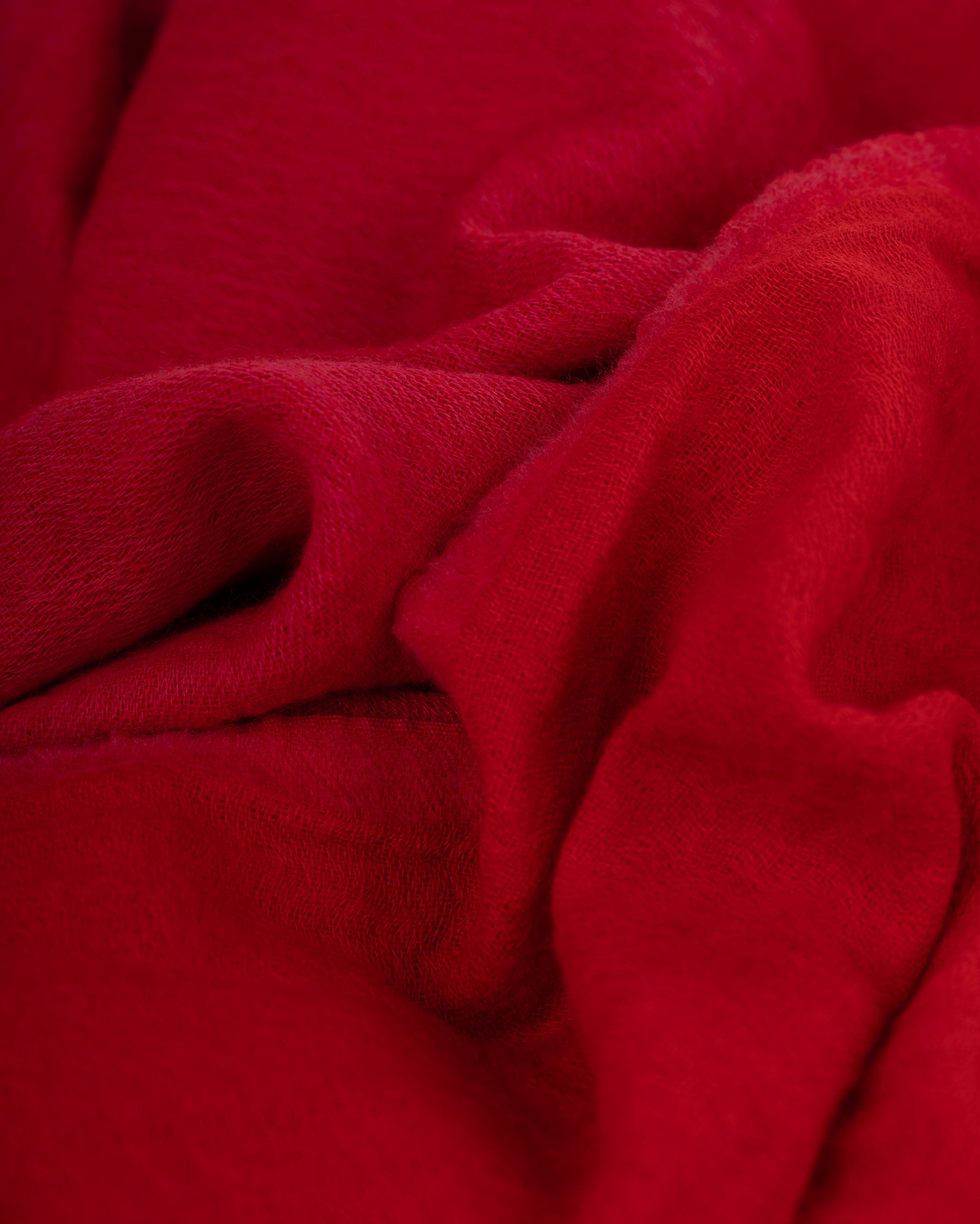 Wool Throw | Fuchsia & Red