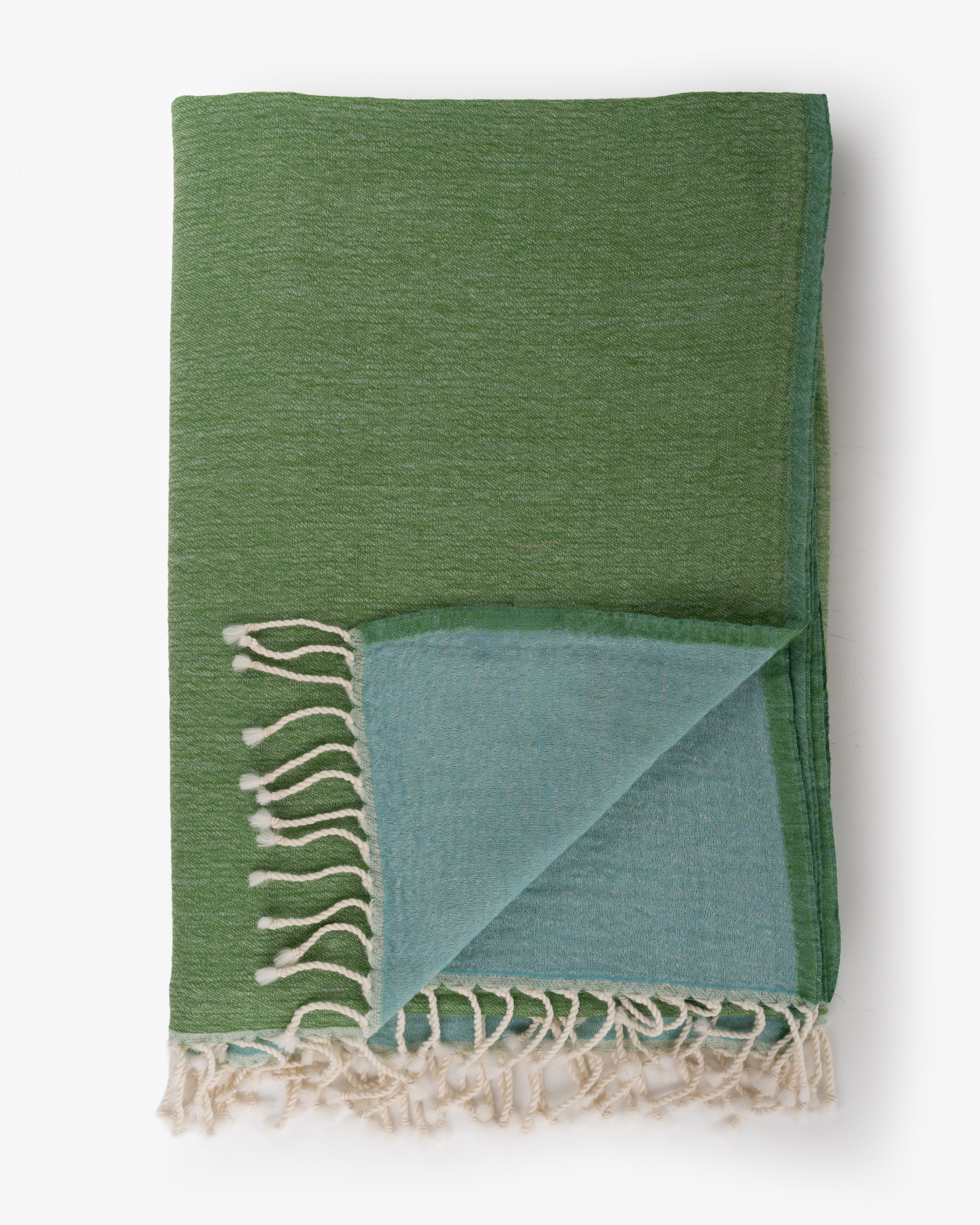 Wool throw | Green