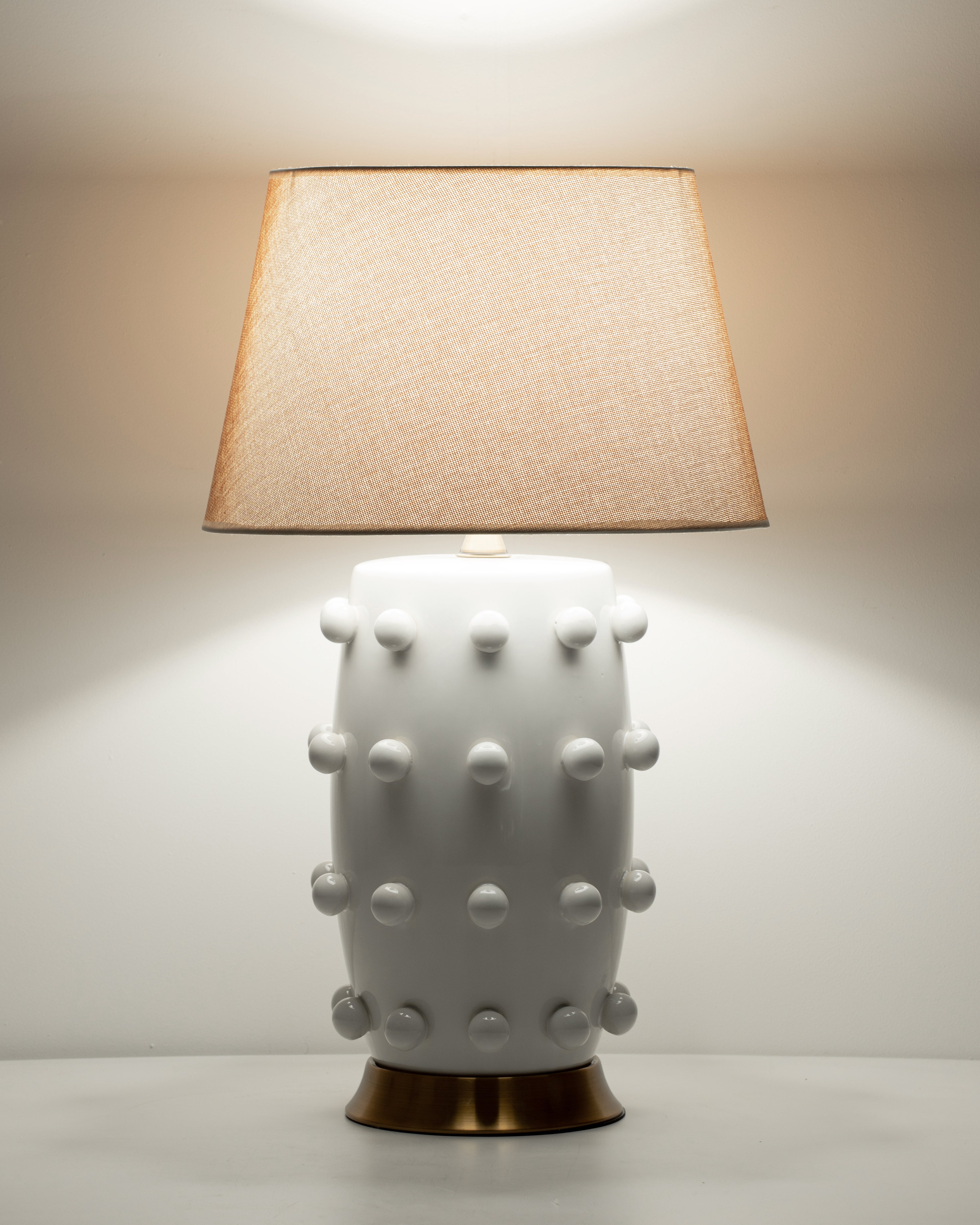 Gilded Pearl Lamp