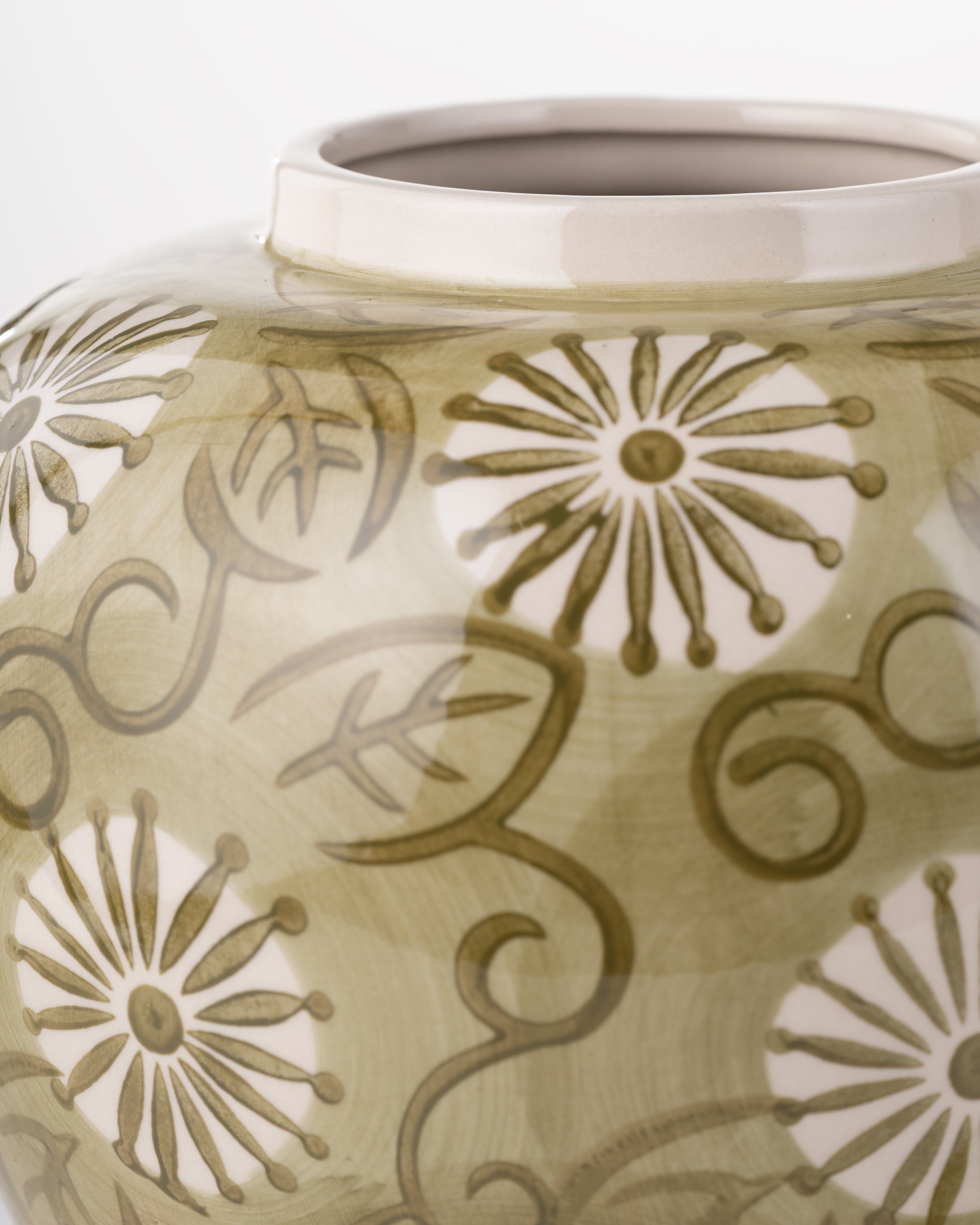 Olive Vine Ginger Jar