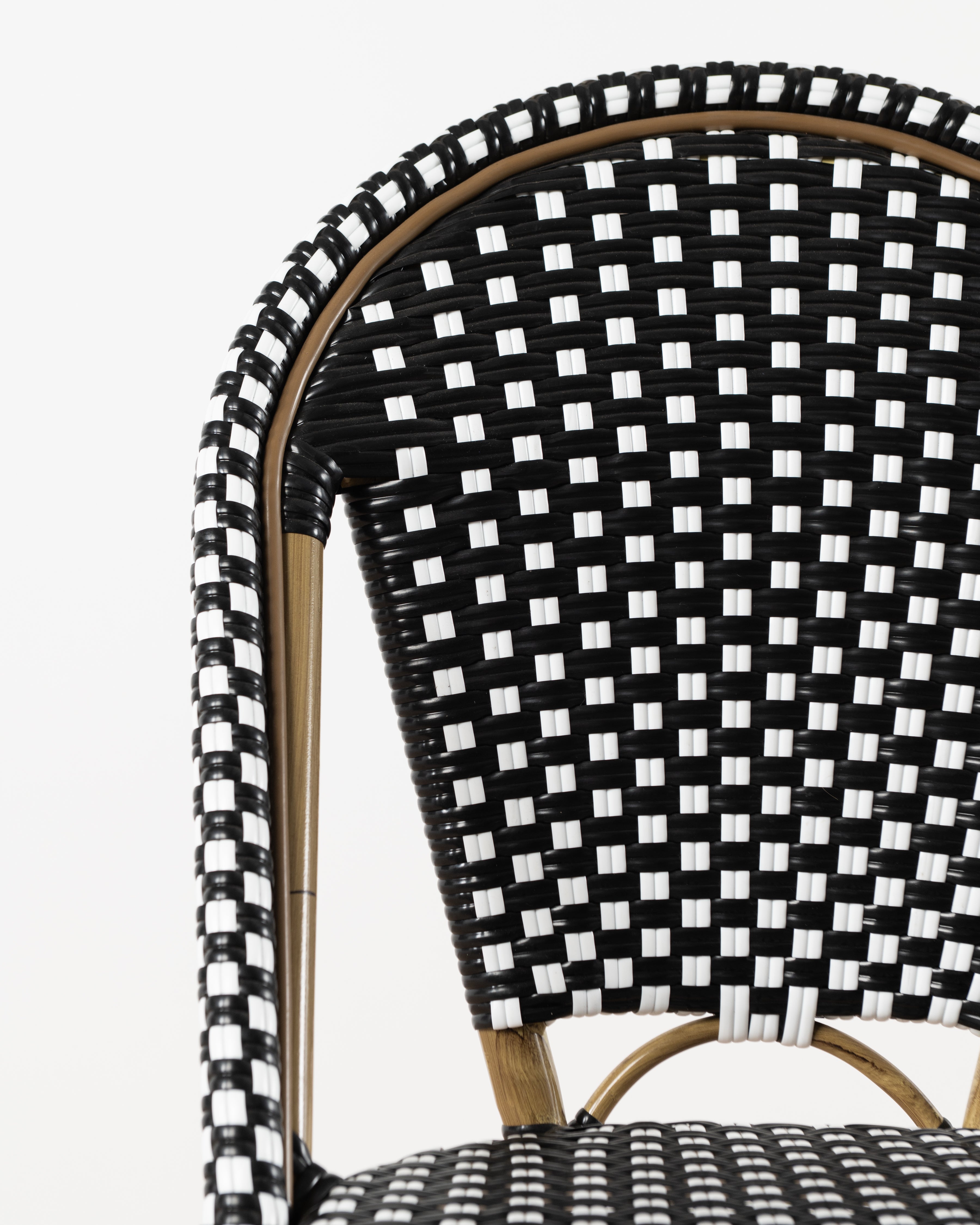 Brioche Barstool | Black And White