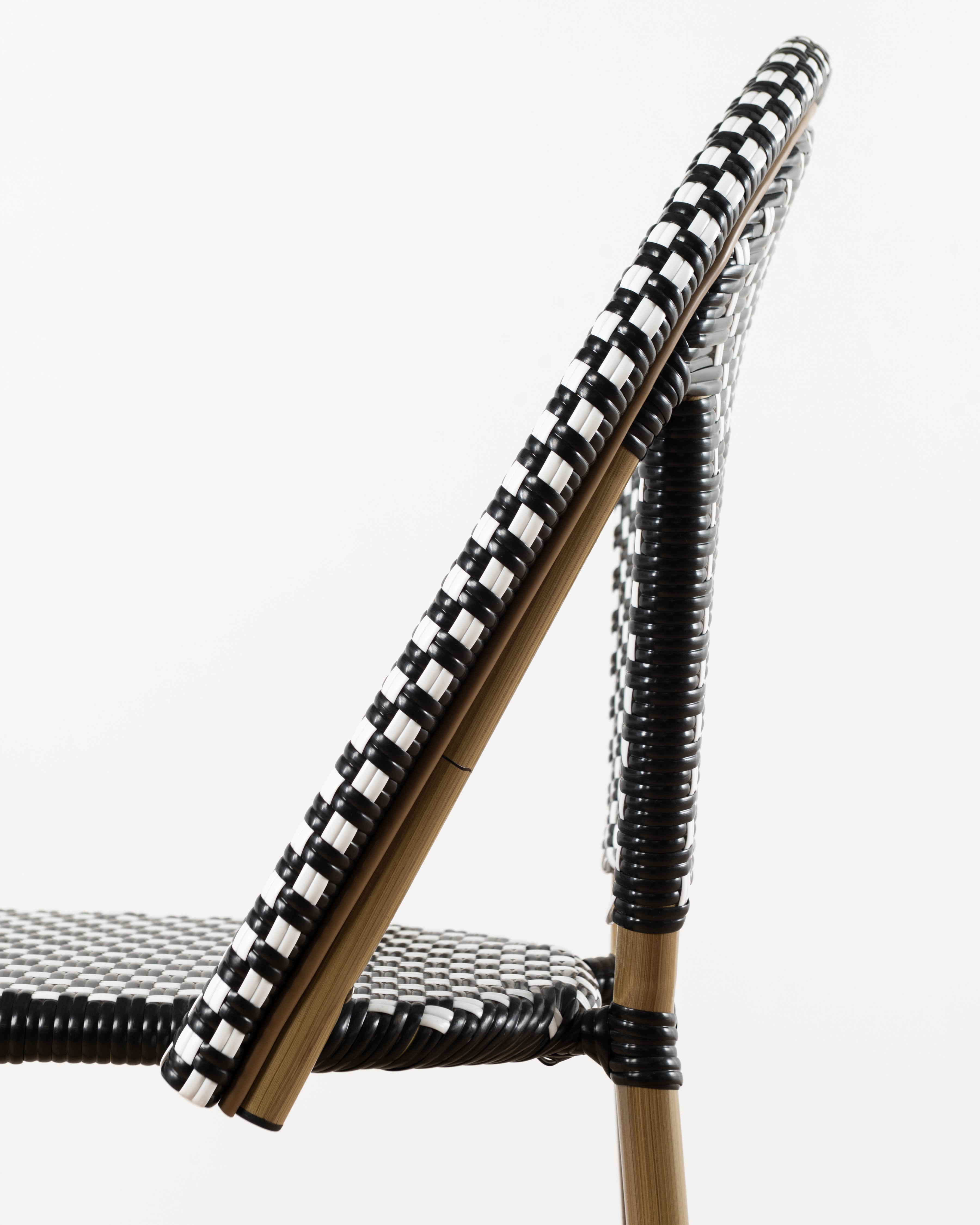Brioche Barstool | Black And White