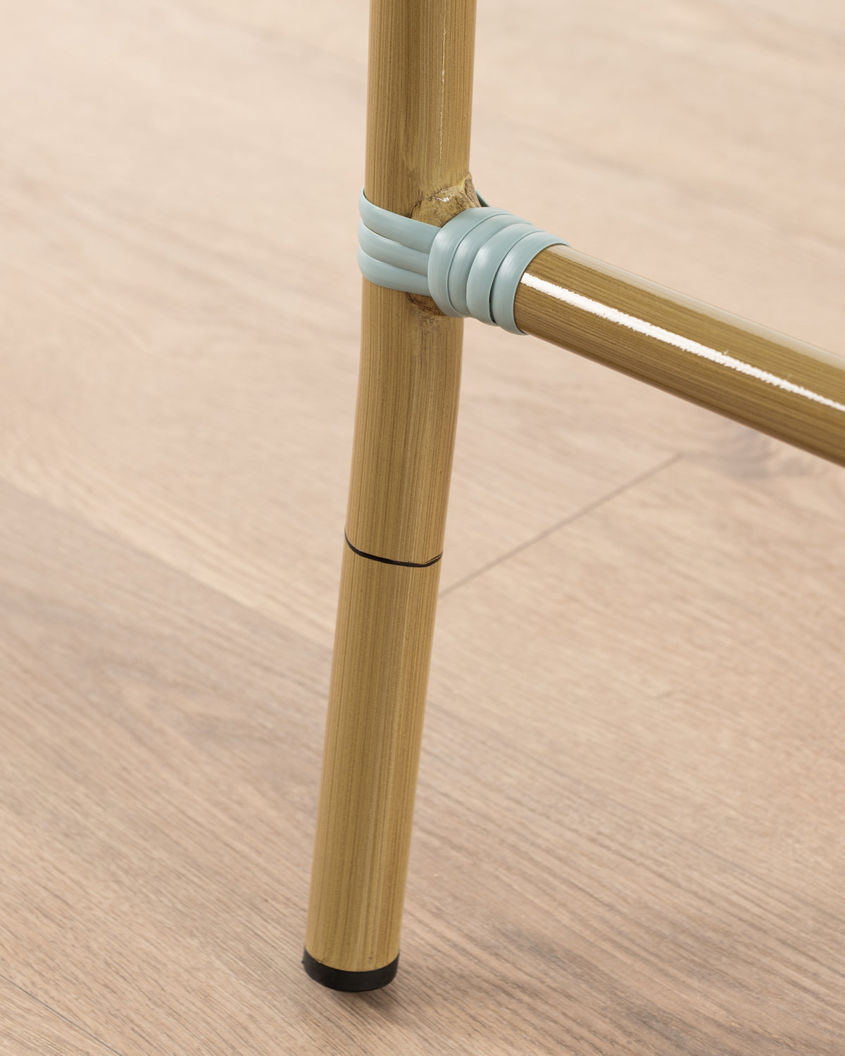 Brioche Diamond Bar Chair| Blue & cream
