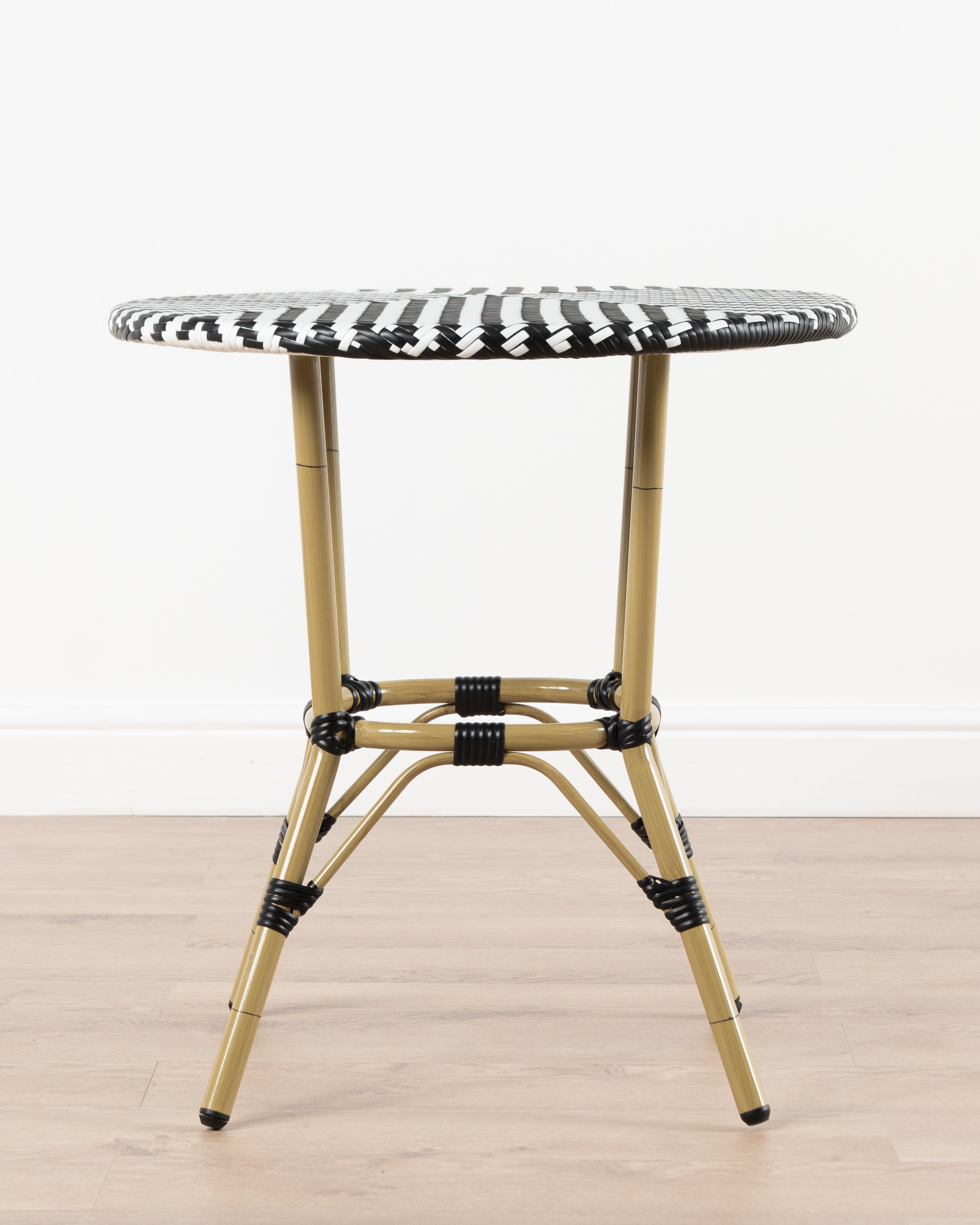 TABLE RND BRIOCHE BLK