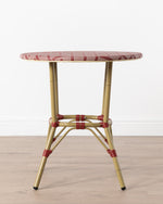 Brioche Cafe Table | Red