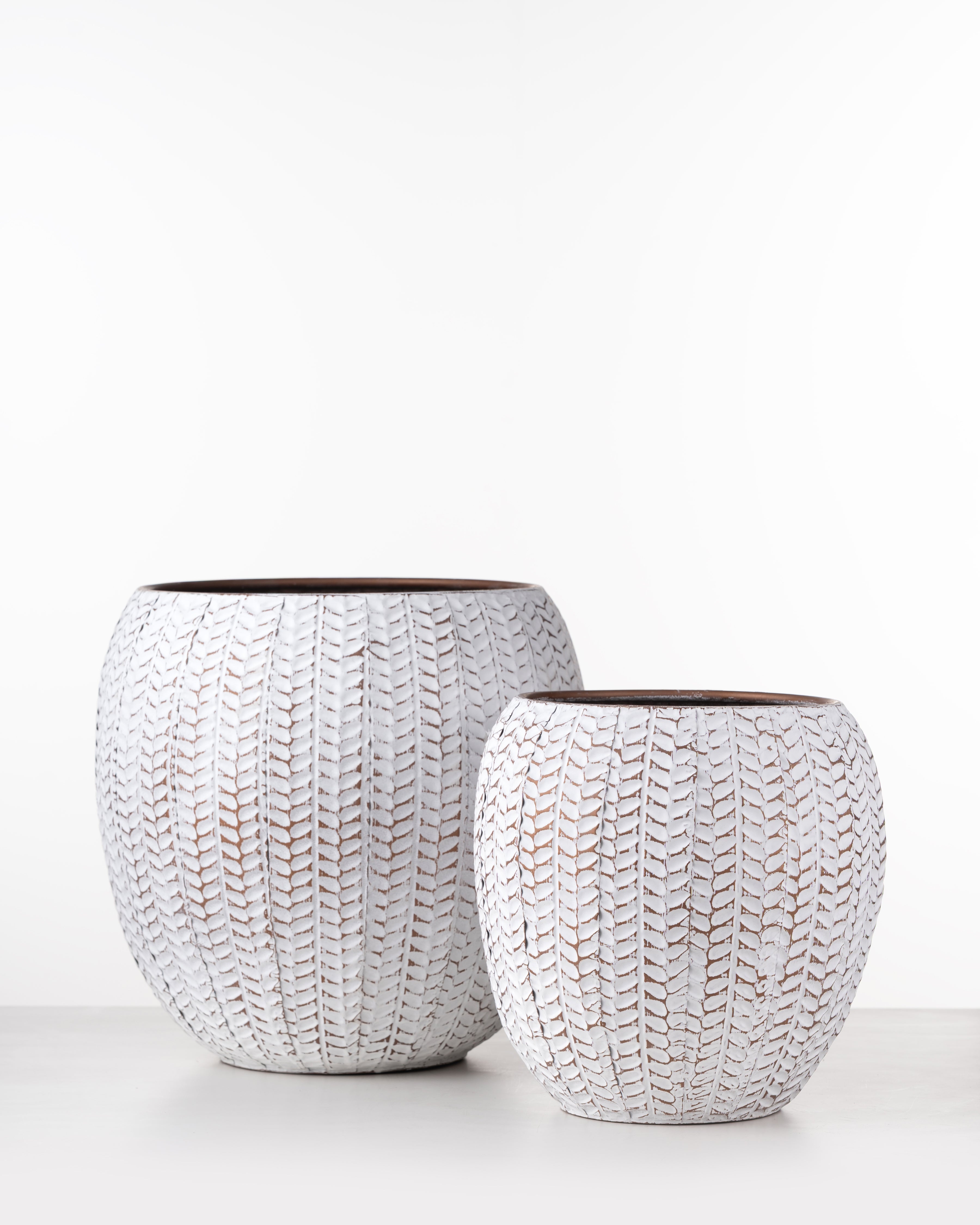 Fern Metal Planter | Large