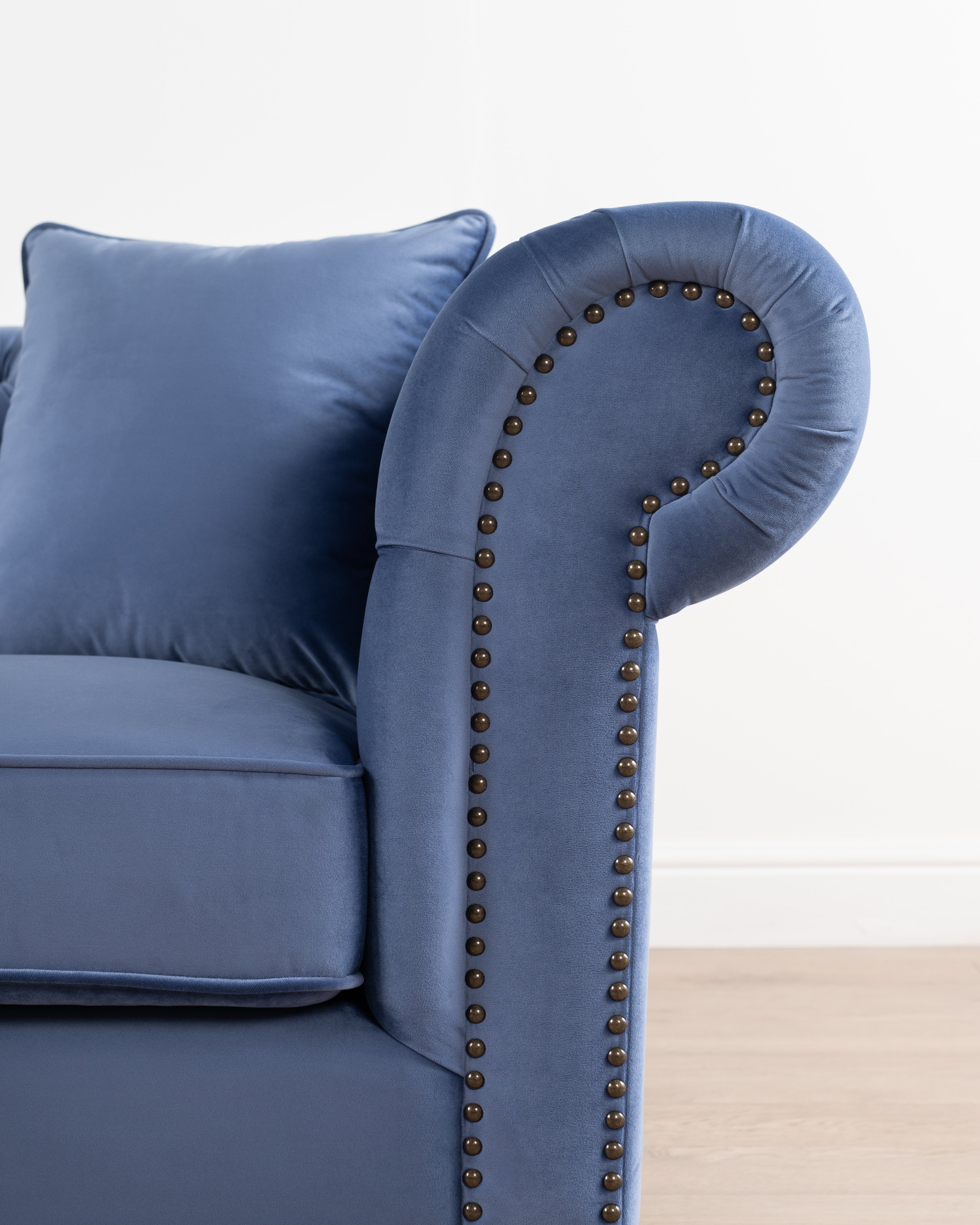Luxe Duchess Sofa | Blue