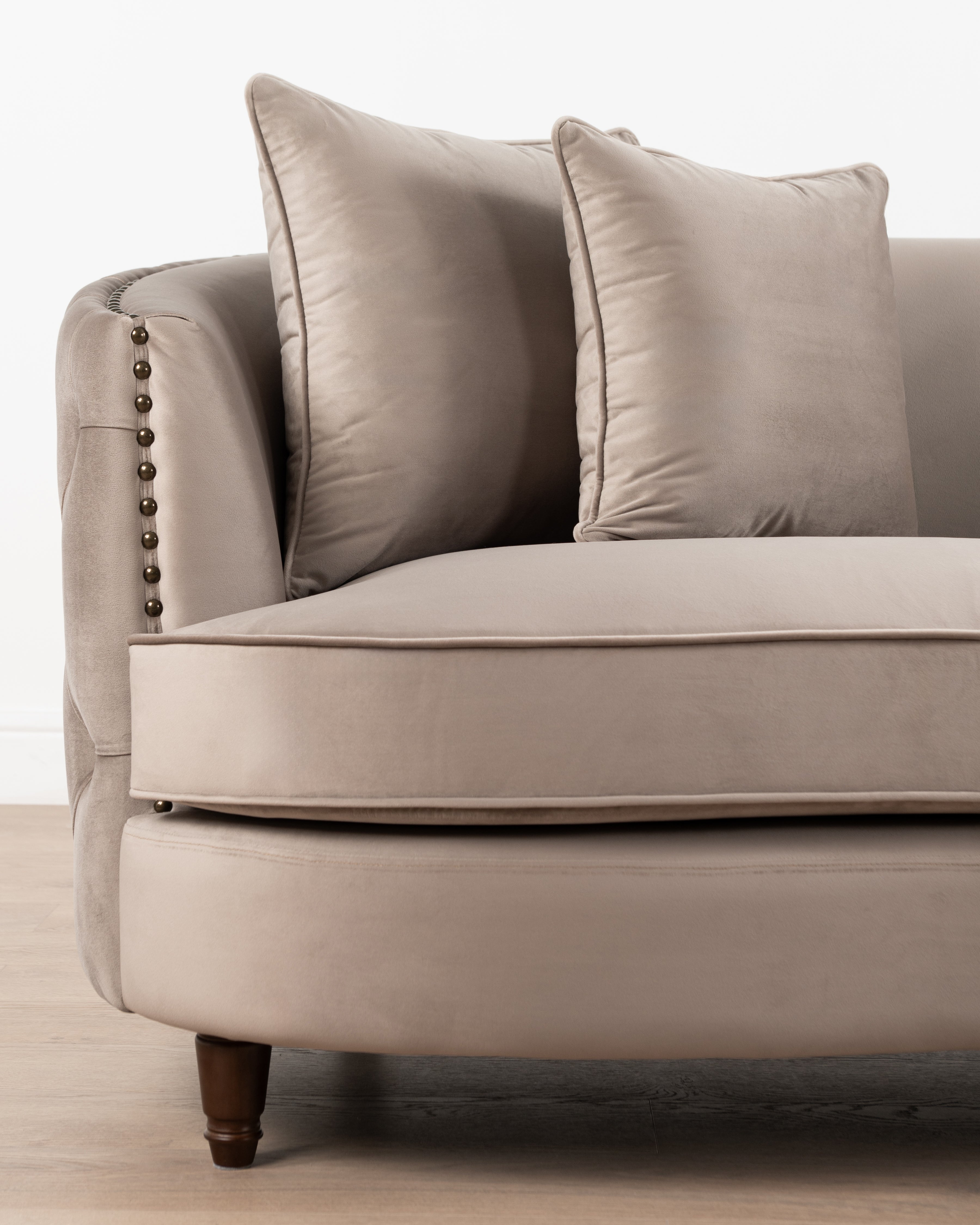 Luxe Gita 3-seater Sofa | Champagne