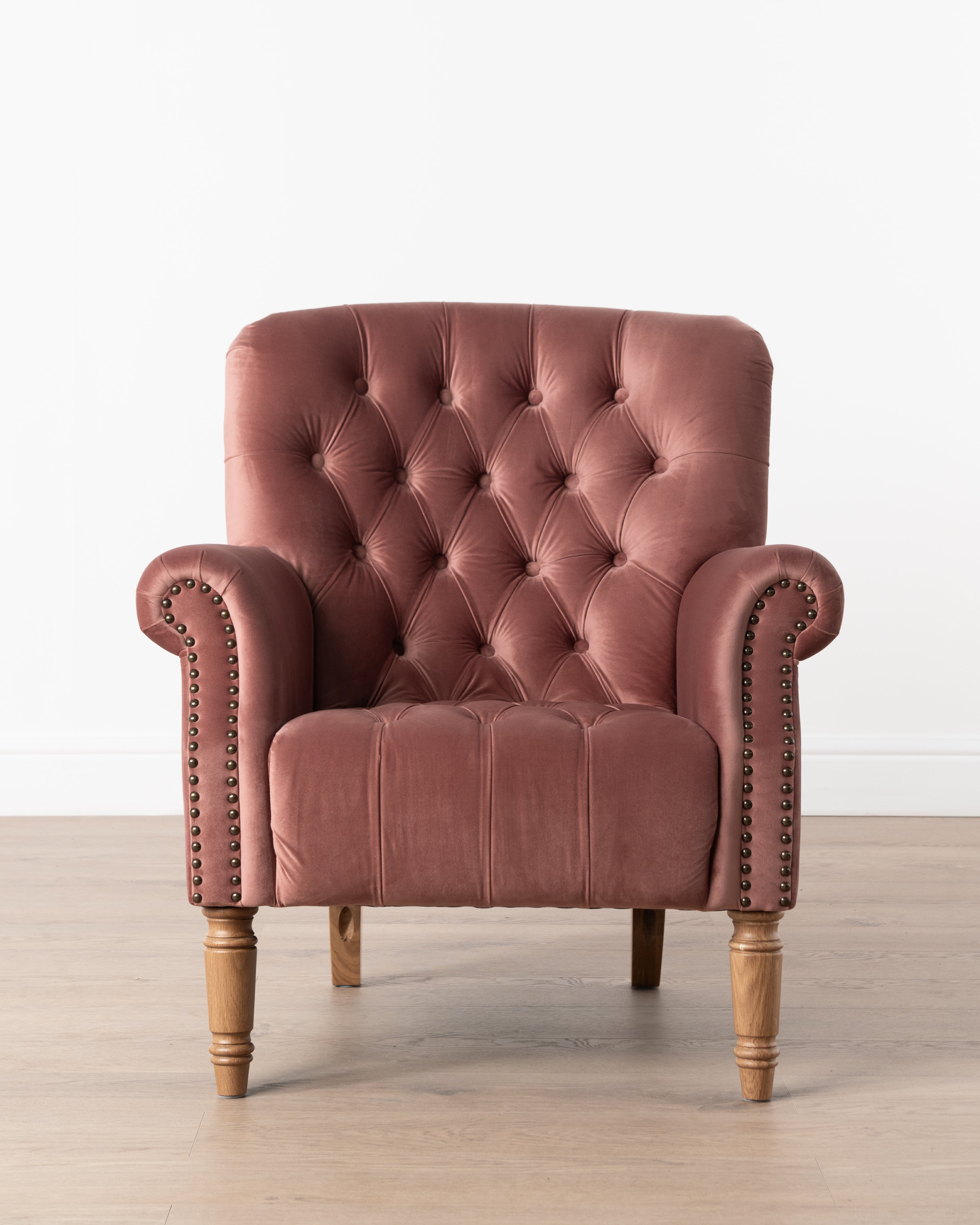 Luxe Windsor Armchair | Blush